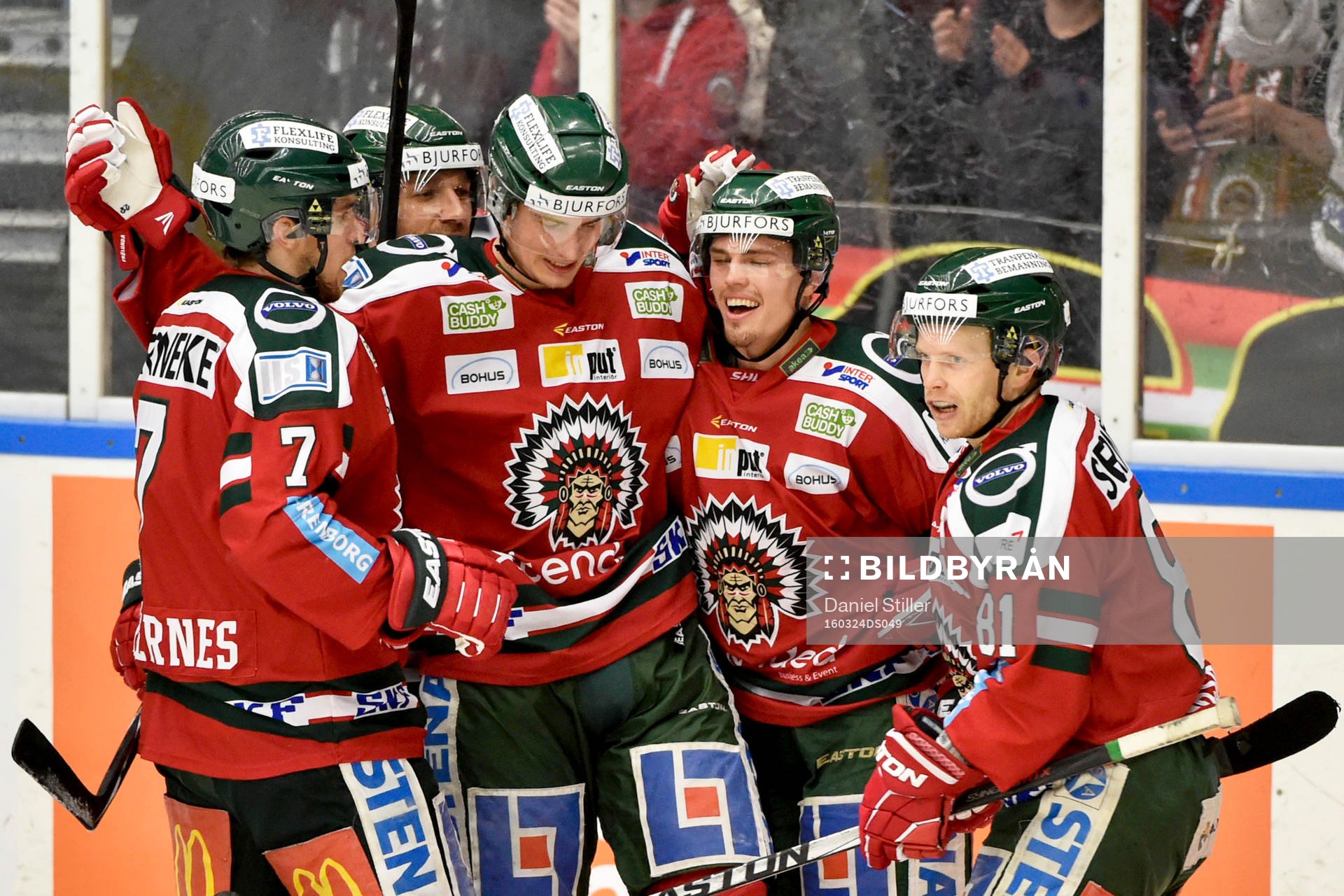 Frölundas Ryan Lasch jublar