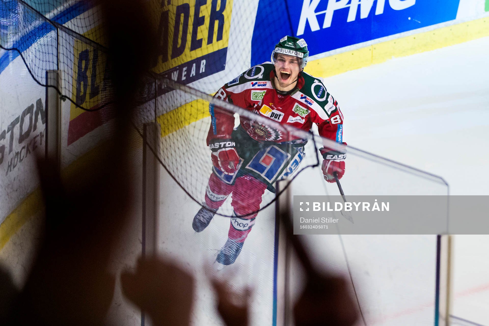 Frölundas Andreas Johnson jublar