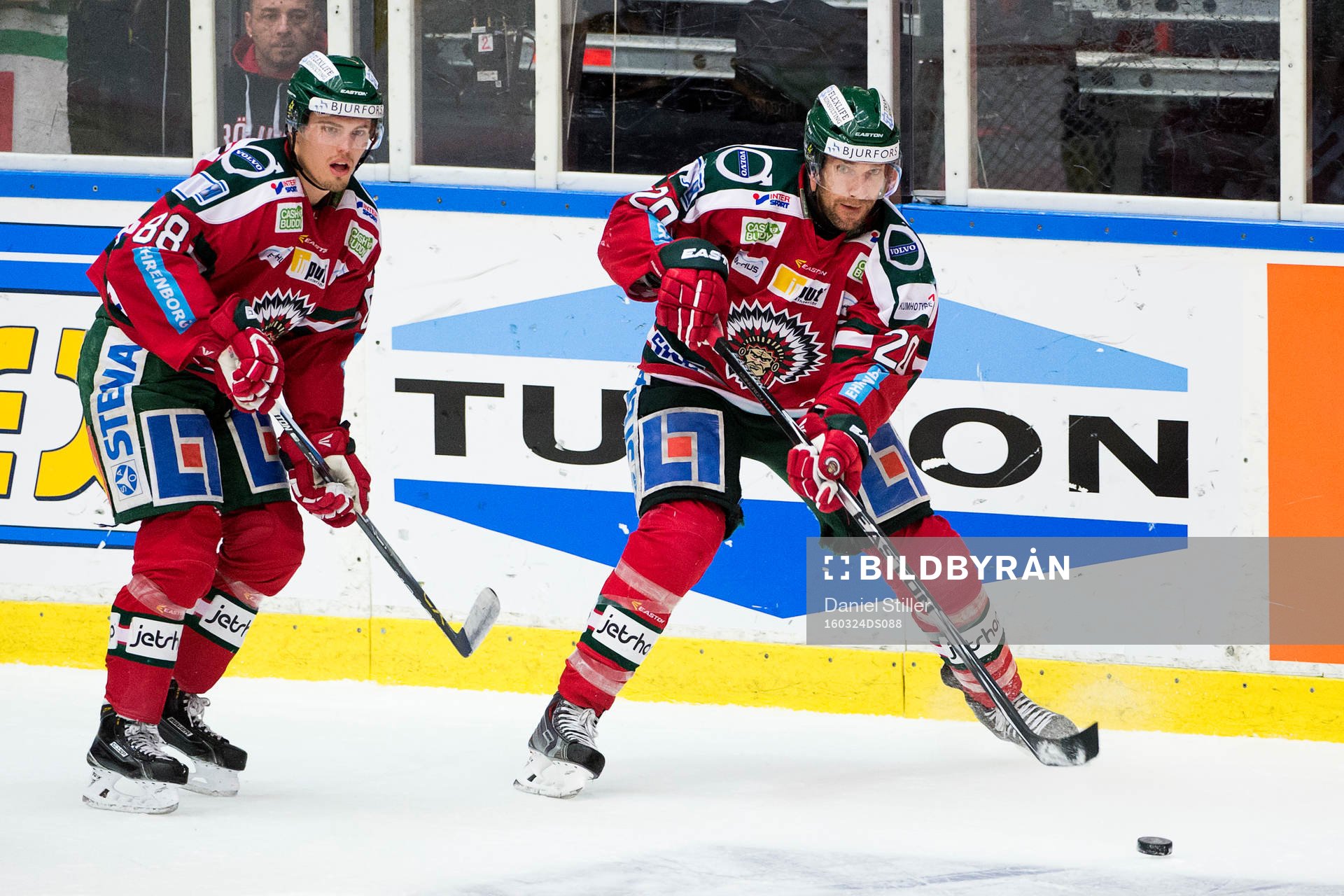 Frölundas Andreas Johnson och Joel Lundqvist