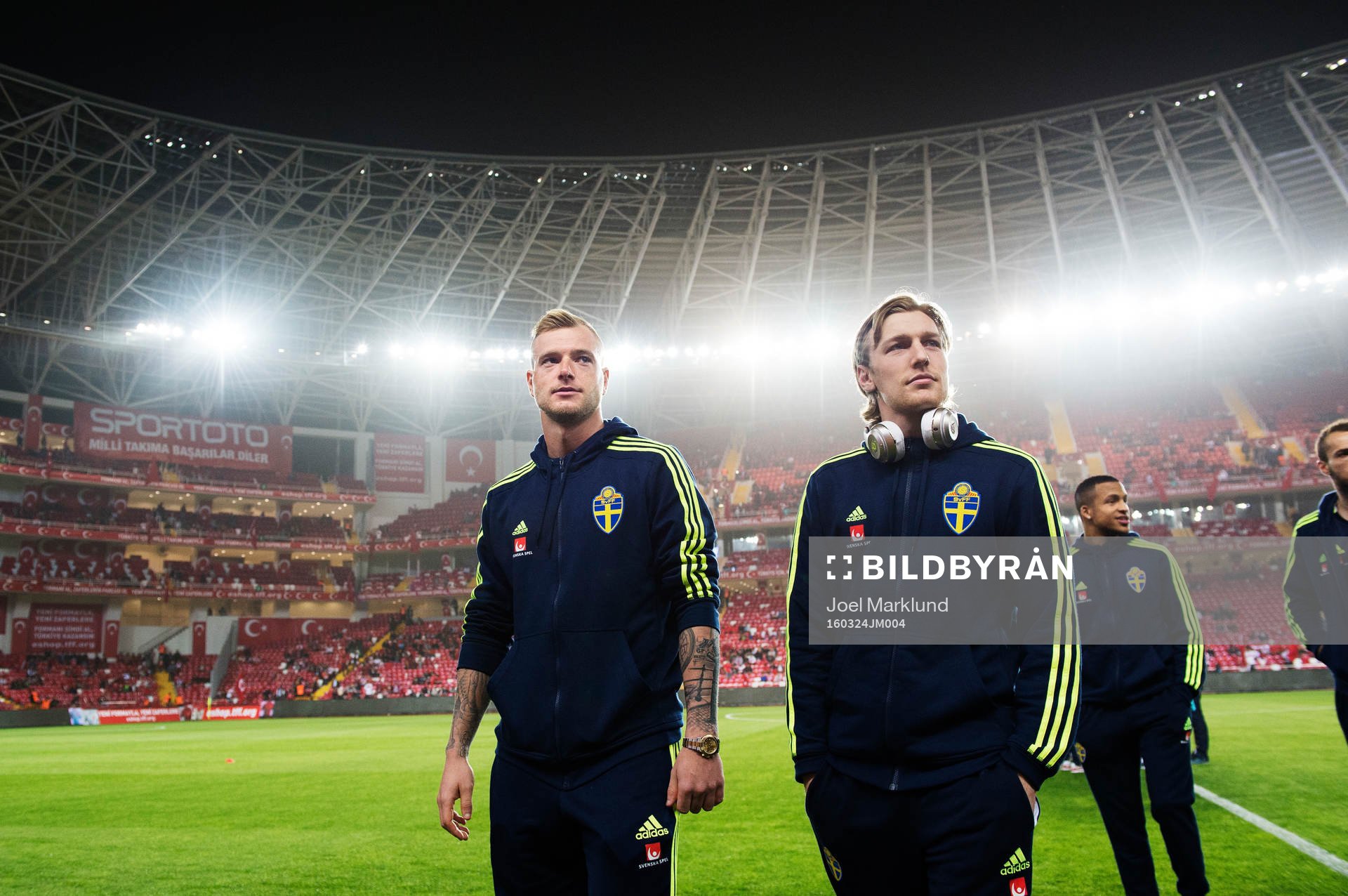 Sveriges John Guidetti och Emil Forsberg