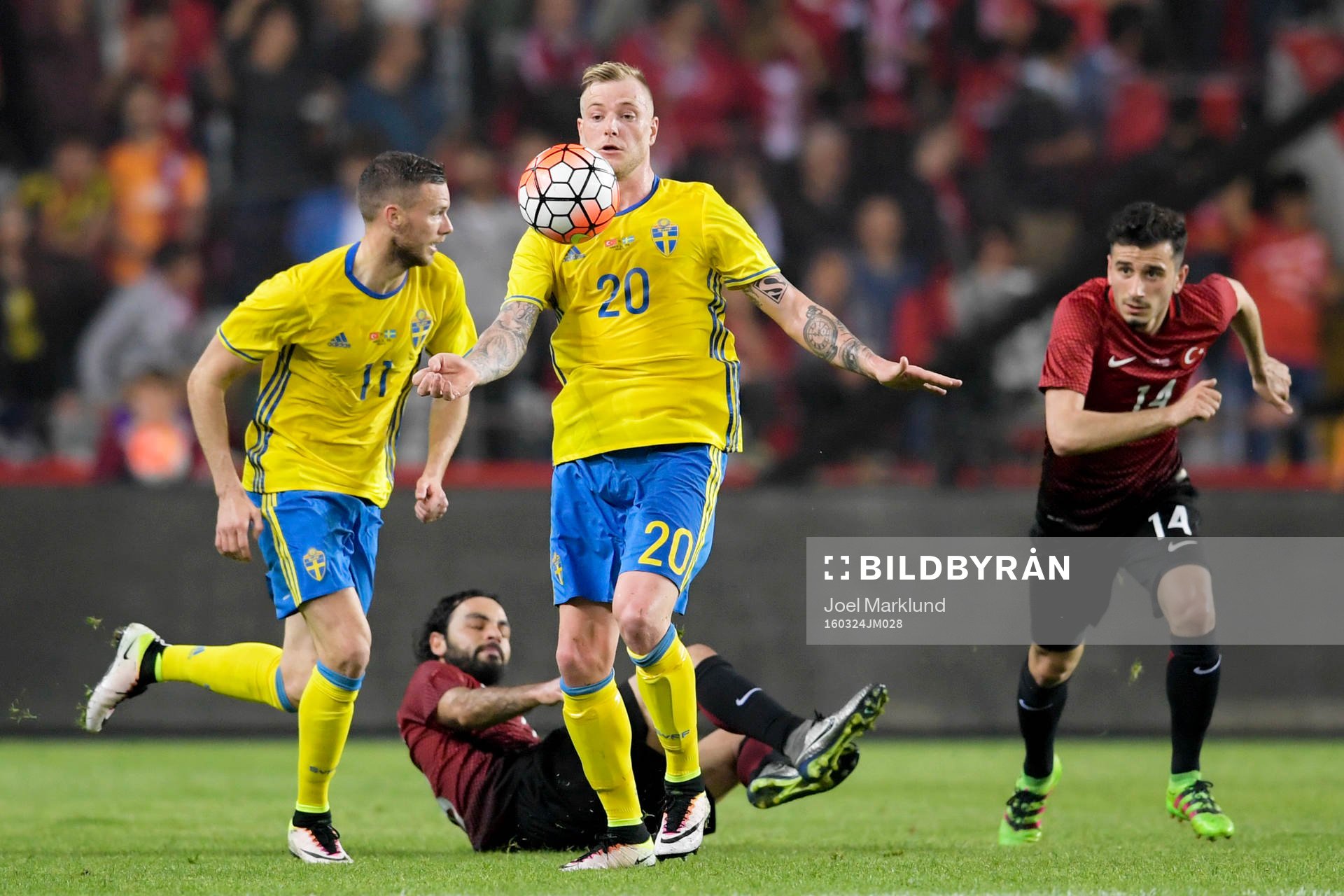 Sveriges Marcus Berg och John Guidetti