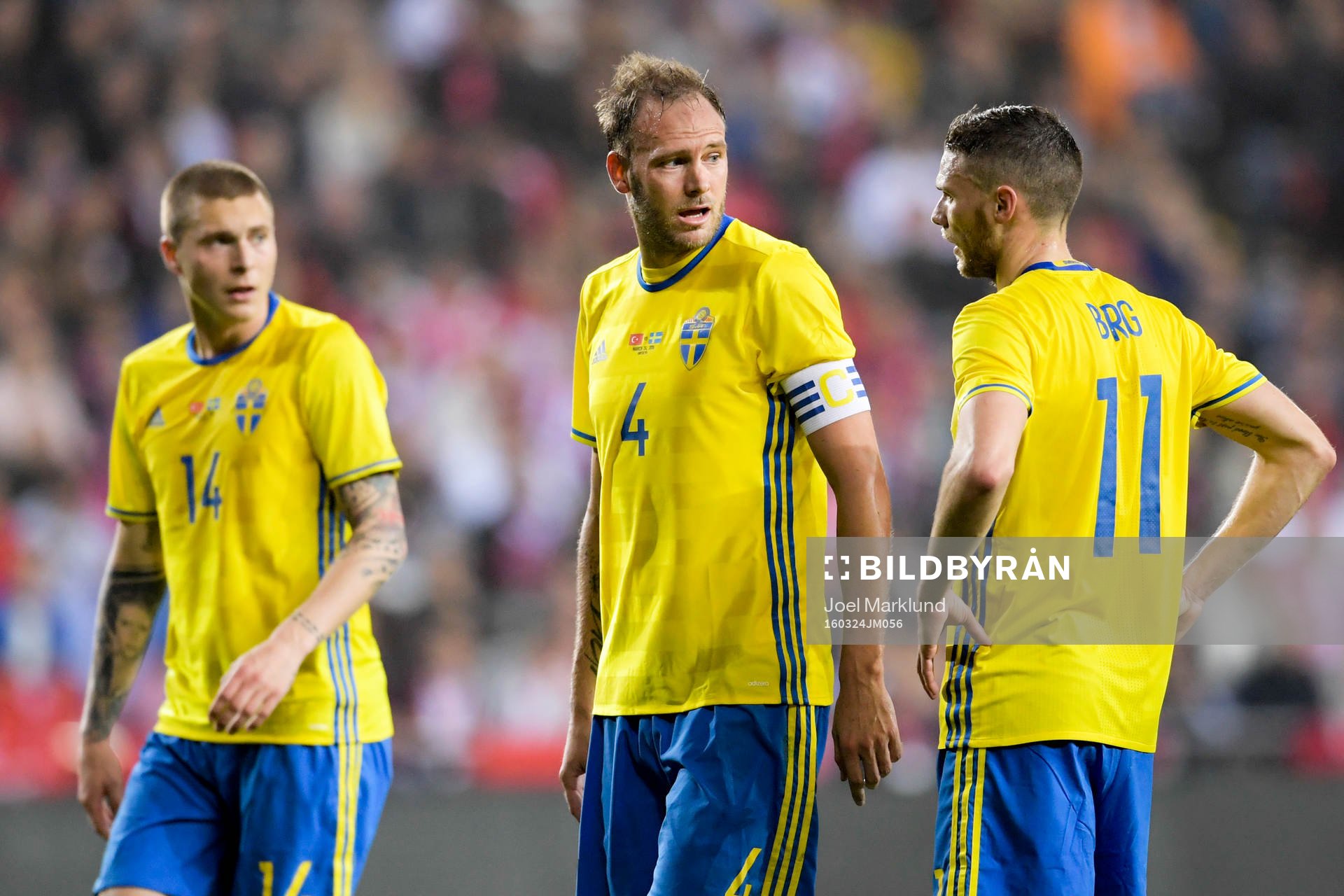 Sveriges Victor Nilsson Lindelöf, Andreas Granqvist,