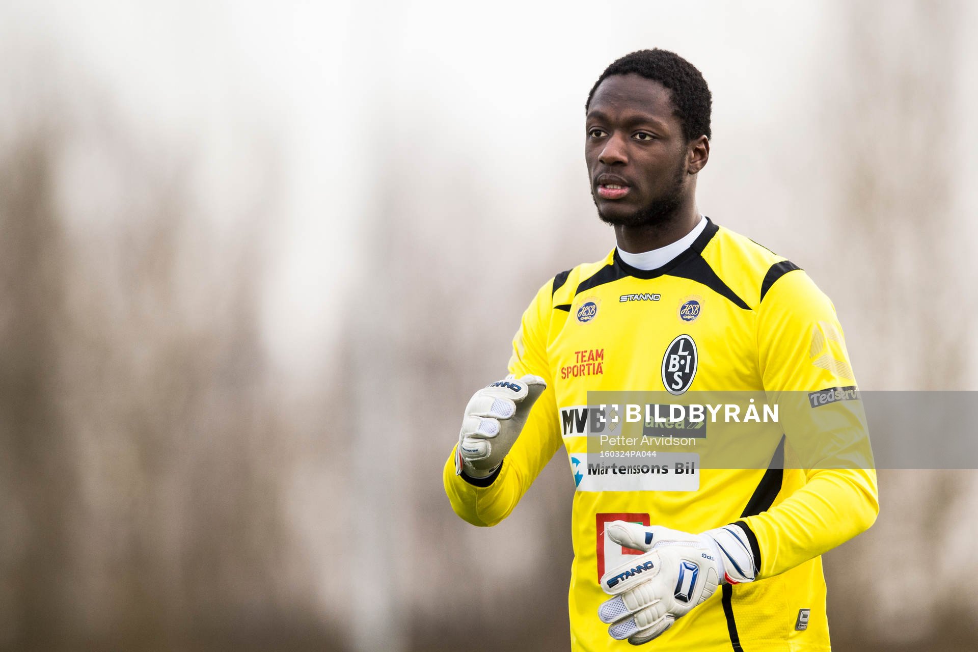 Landskronas målvakt Isamel Diawara