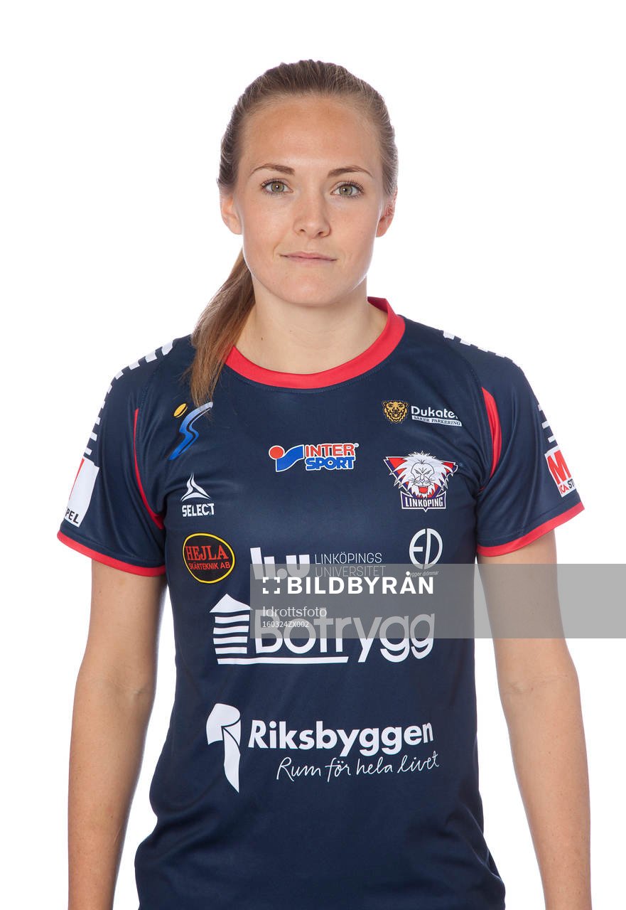 Magdalena Eriksson poserar för ett porträtt den 24 mars 2016 i Linköping.
