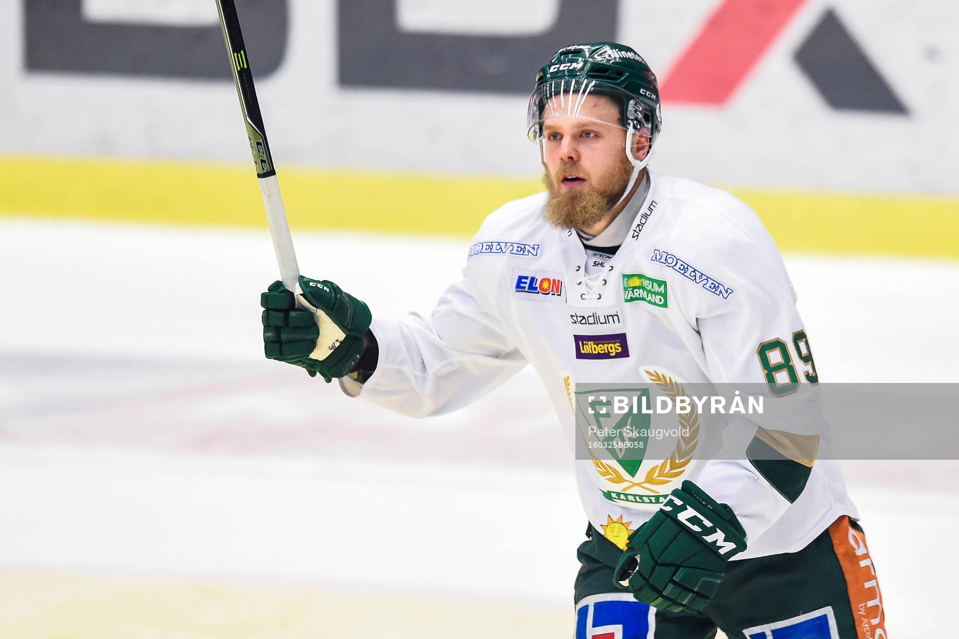 Färjestads Antti Tyrväinen jublar