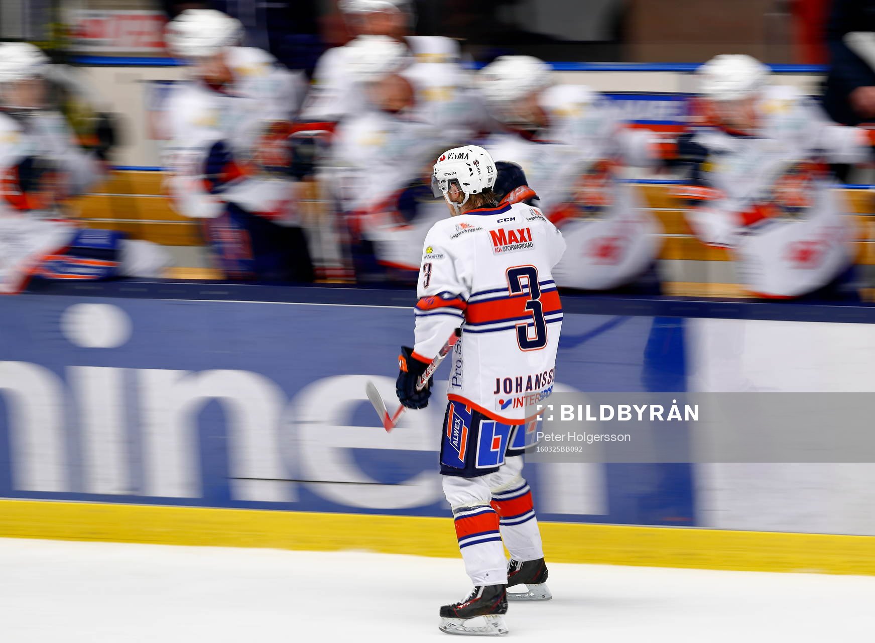 Växjös Adam Byström Johansson jublar