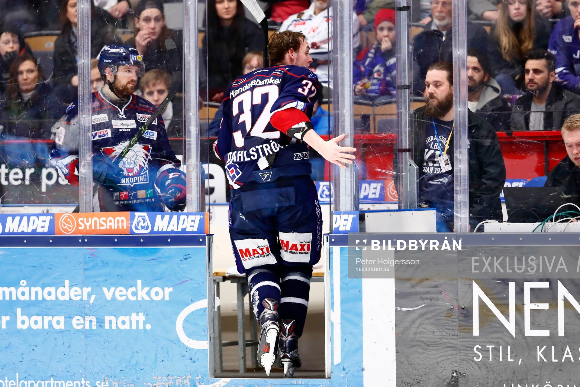 Linköpings Nichlas Hardt och Carl Dahlström i