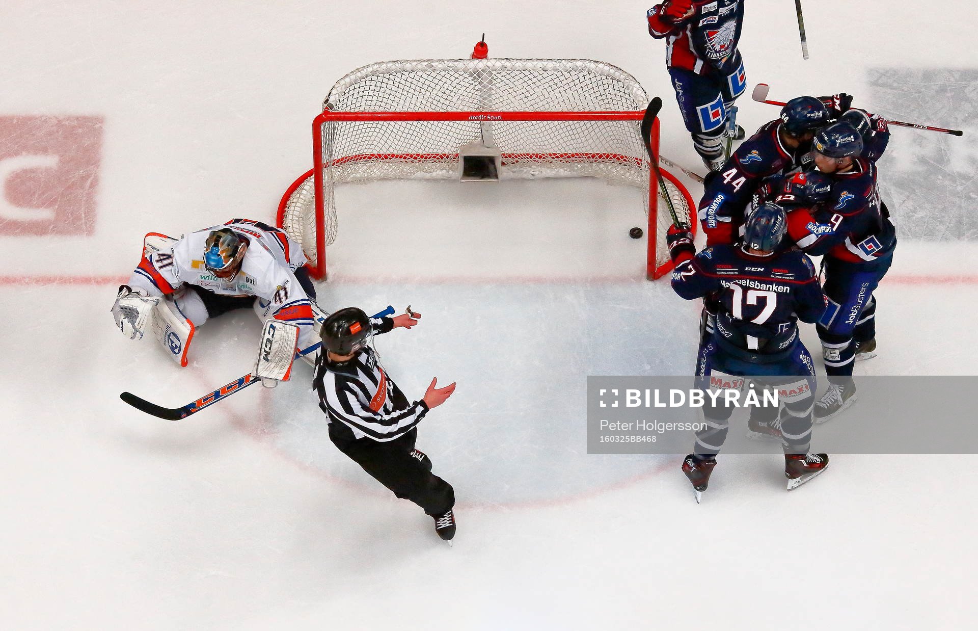Mål 1-1 av Linköpings Jens Jakobs förbi Växjös