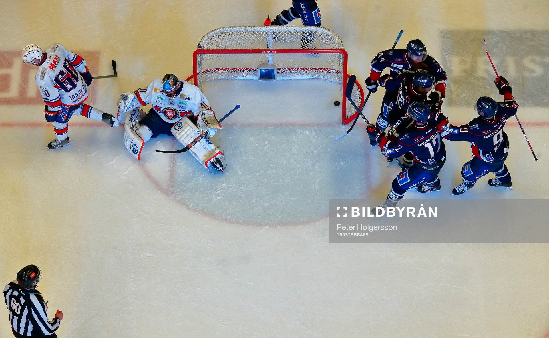 Mål 1-1 av Linköpings Jens Jakobs förbi Växjös
