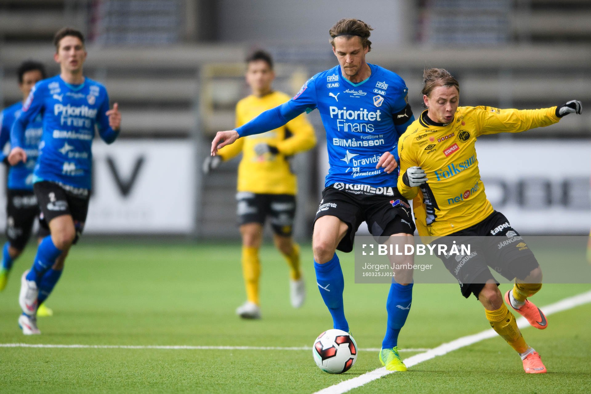 Halmstads Fredrik Liverstam och Elfsborgs Simon Hedlund