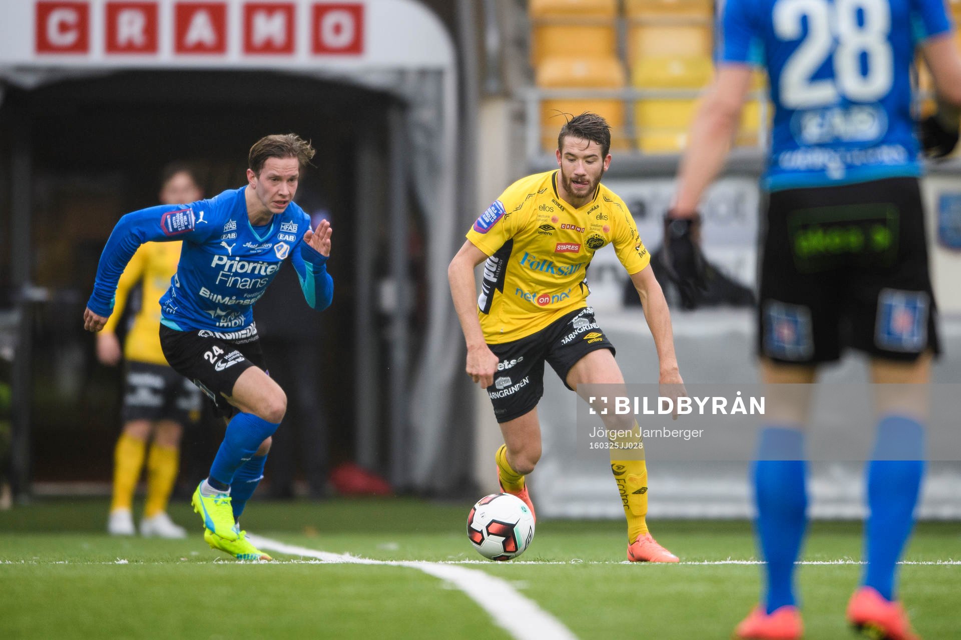 Elfsborgs Marcus Rohdén och Halmstads Simon Silverholt