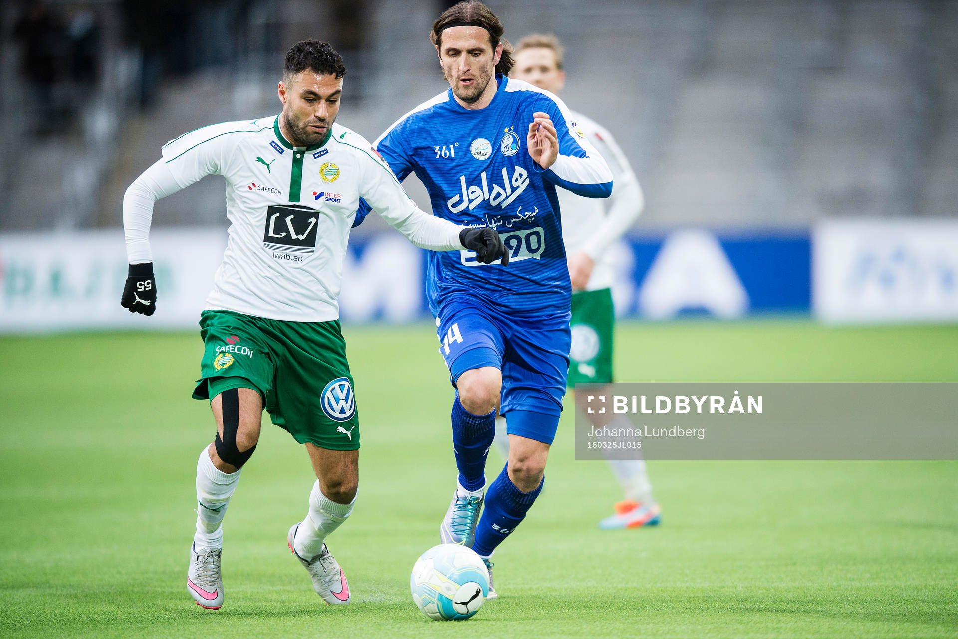 Hammarbys Imad Khalili och Esteghlals Pero Pecic