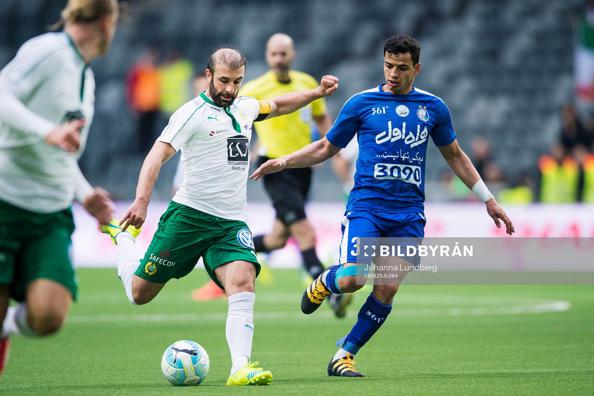 Hammarbys Kennedy Bakircioglu och Esteghlals Reza