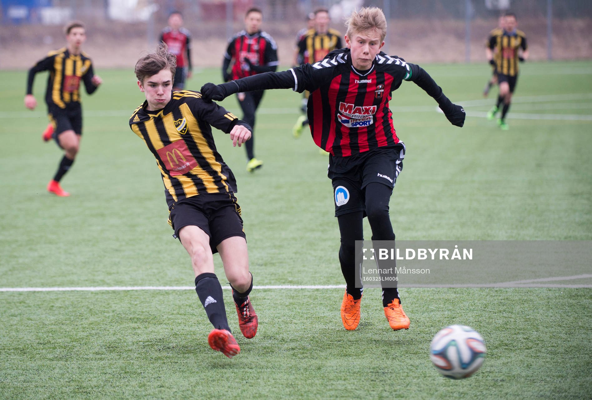 i matchen mellan IFK Hässleholm och Kristianstads