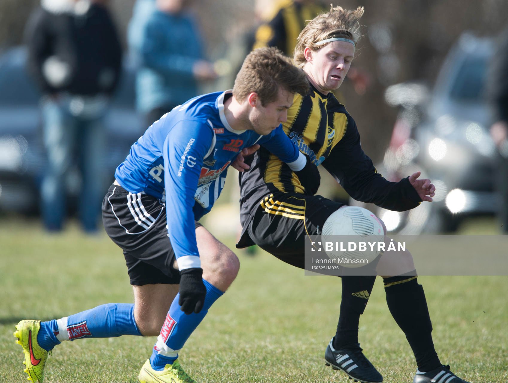 IFK Hässleholms Philip Bengtsson i träningsmatchen mellan