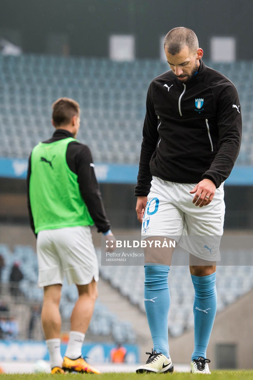 Malmö FFs Markus Rosenberg och Guillermo Molins