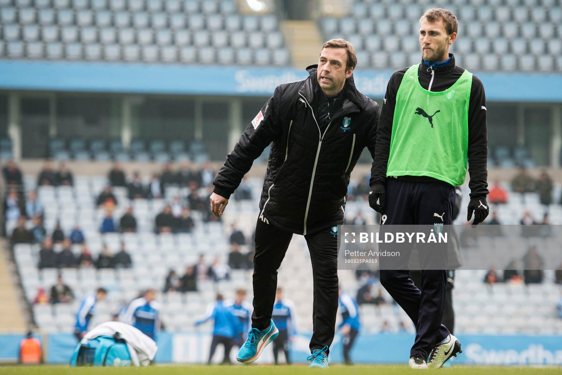 Malmö FFs tränare Allan Kuhn och Magnus Wolff Eikrem