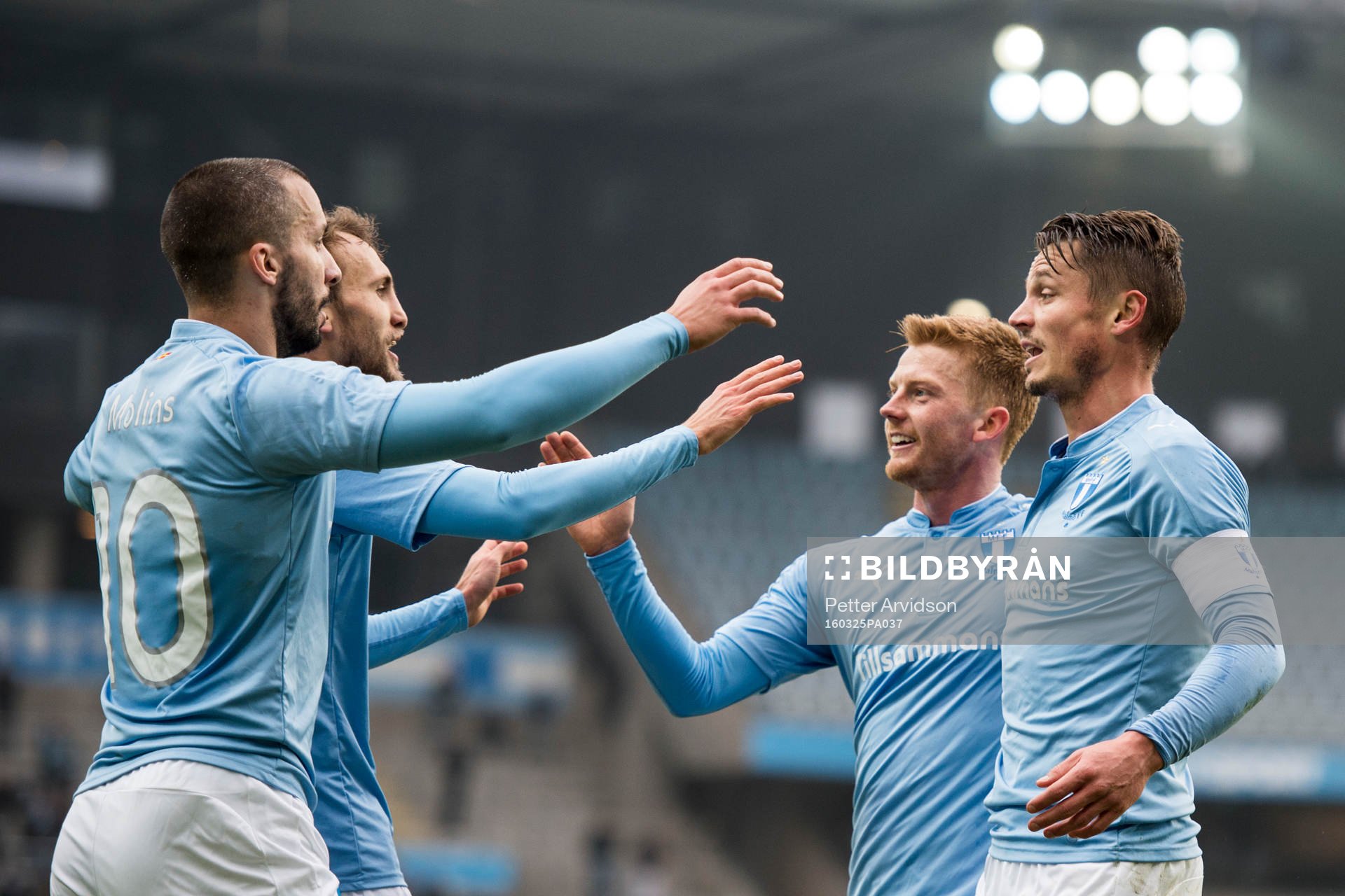 Malmö FFs Guillermo Molins, Magnus Wolff Eikrem, Anders