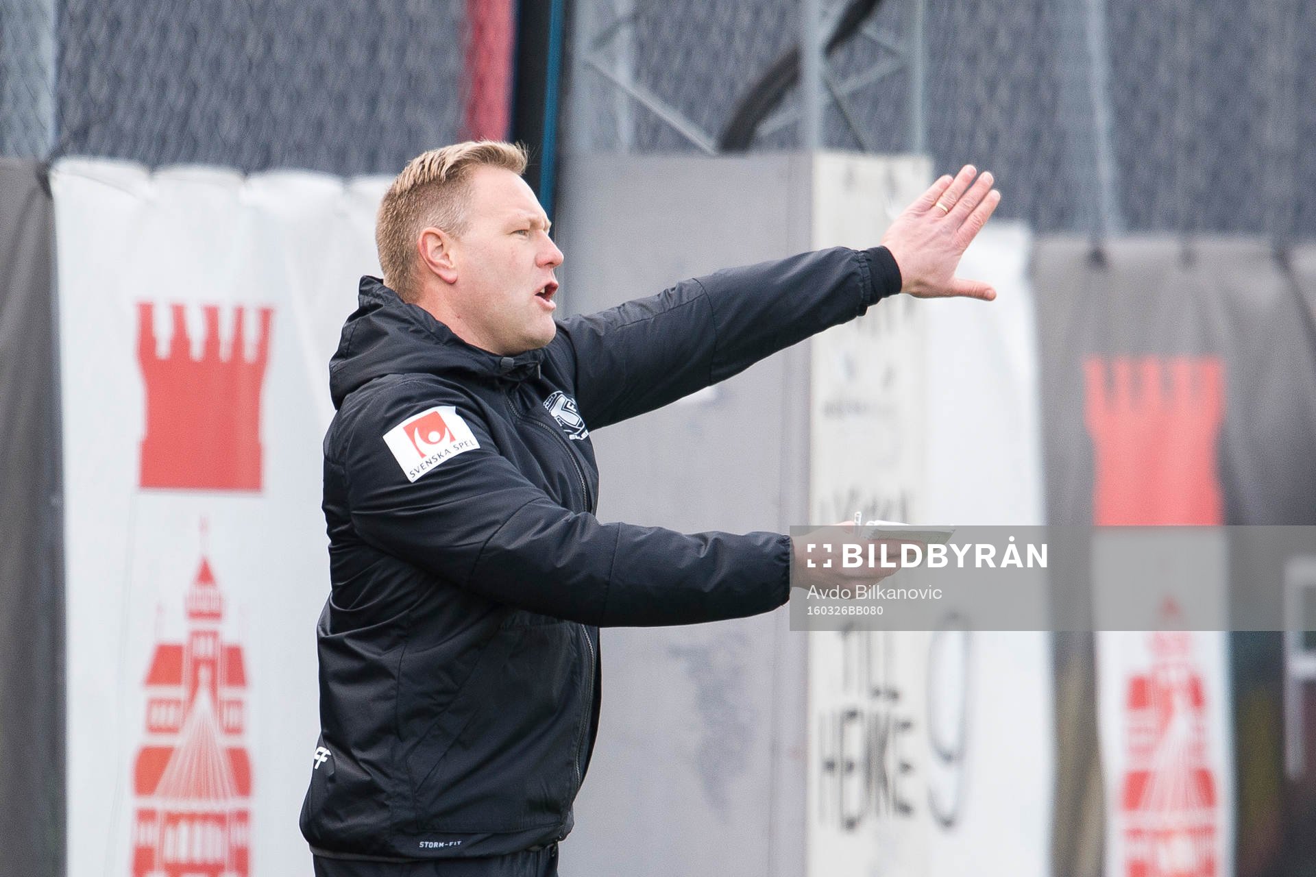 Trelleborgs huvudtränare Patrick Winqvist