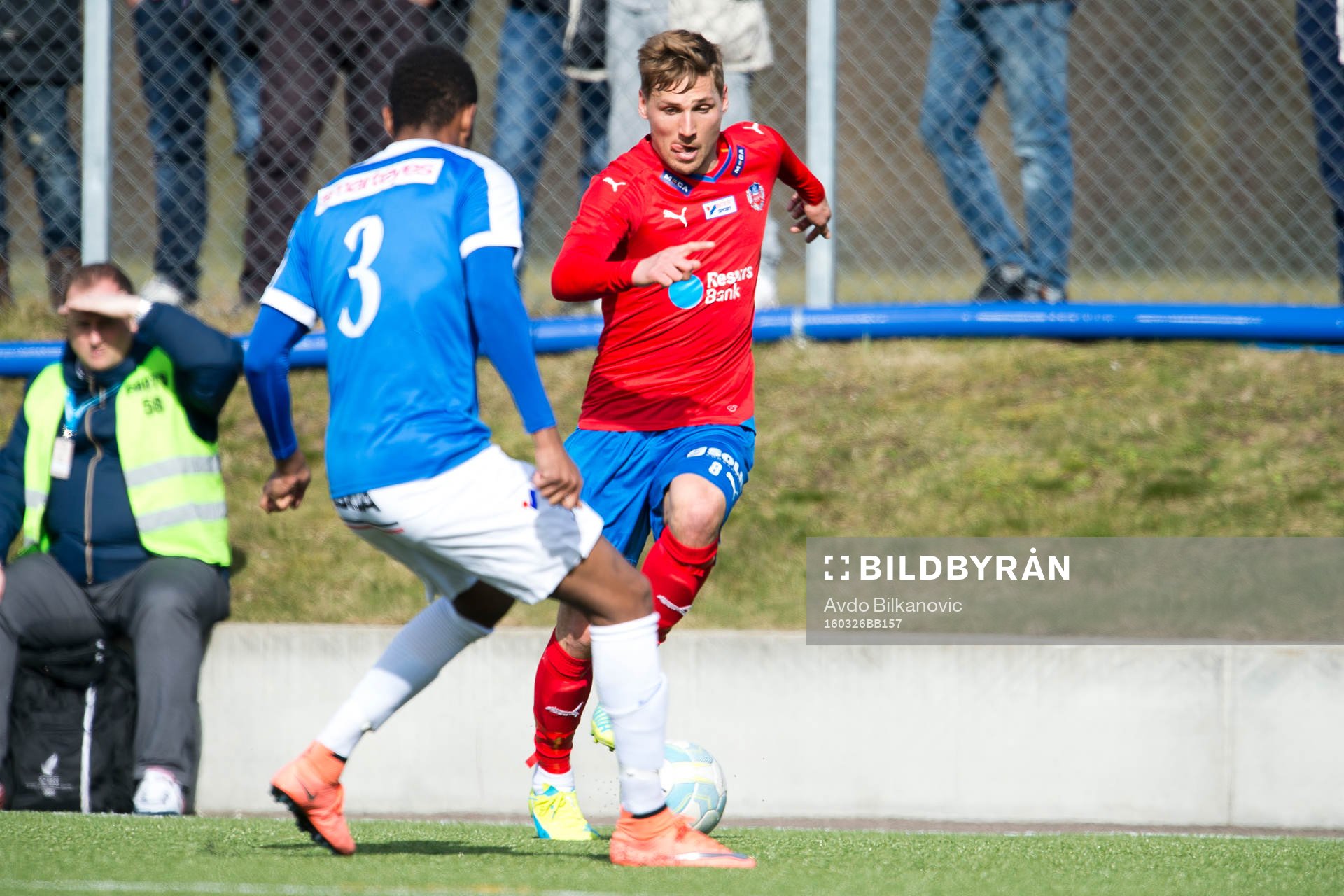 Helsingborgs Martin Christensen kör överstegs fint