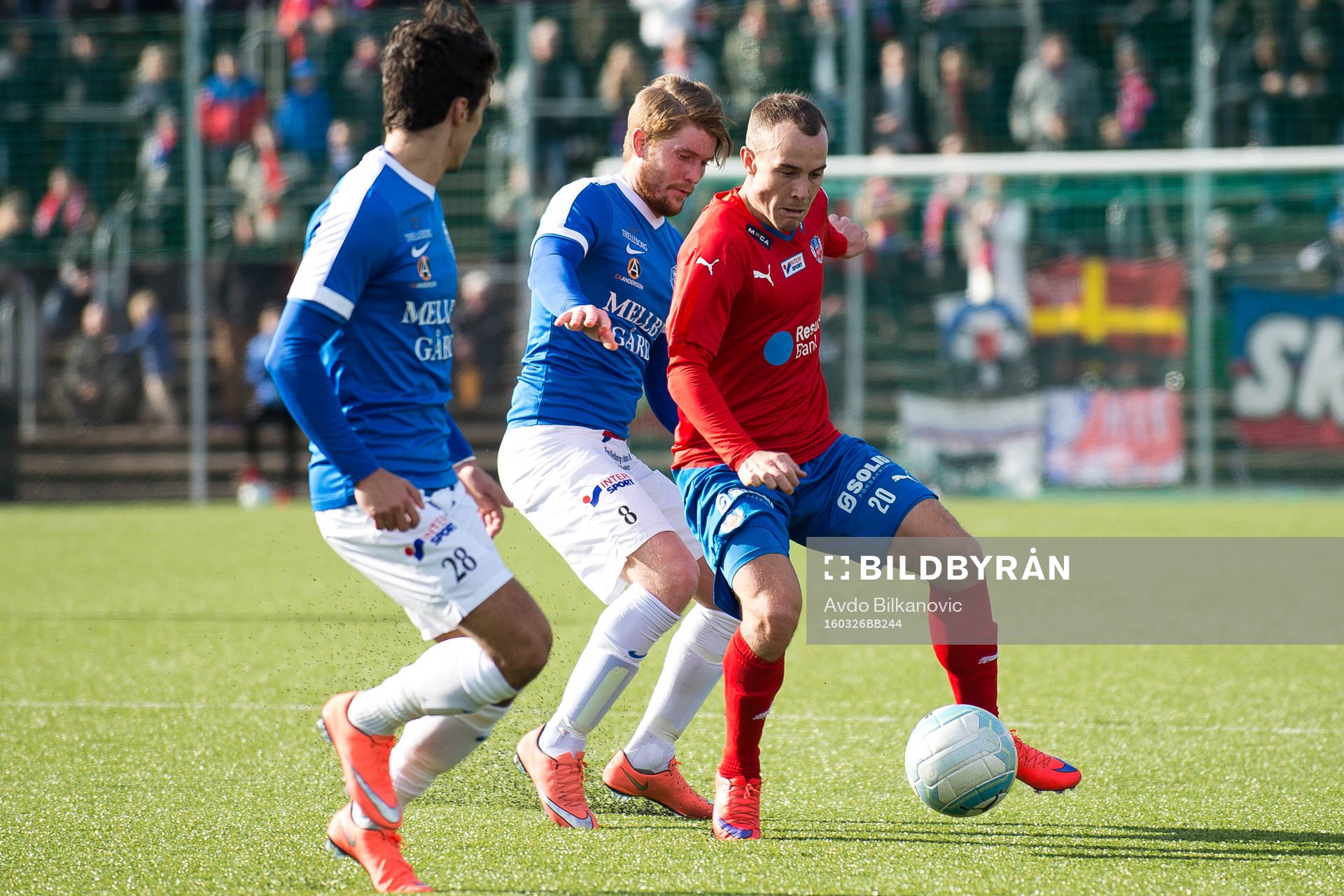 Helsingborgs Calle Wede och Trelleborgs Robin Andersson