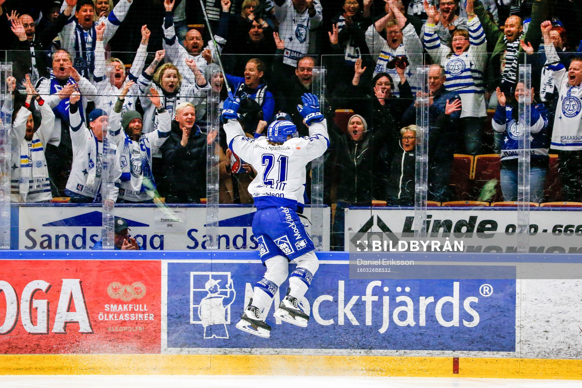 Leksands Brock Montpetit jublar