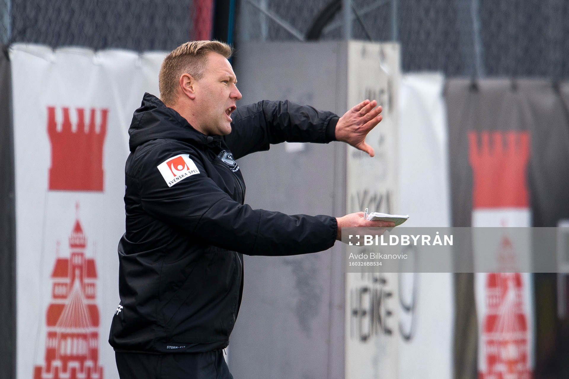 Trelleborgs huvudtränare Patrick Winqvist