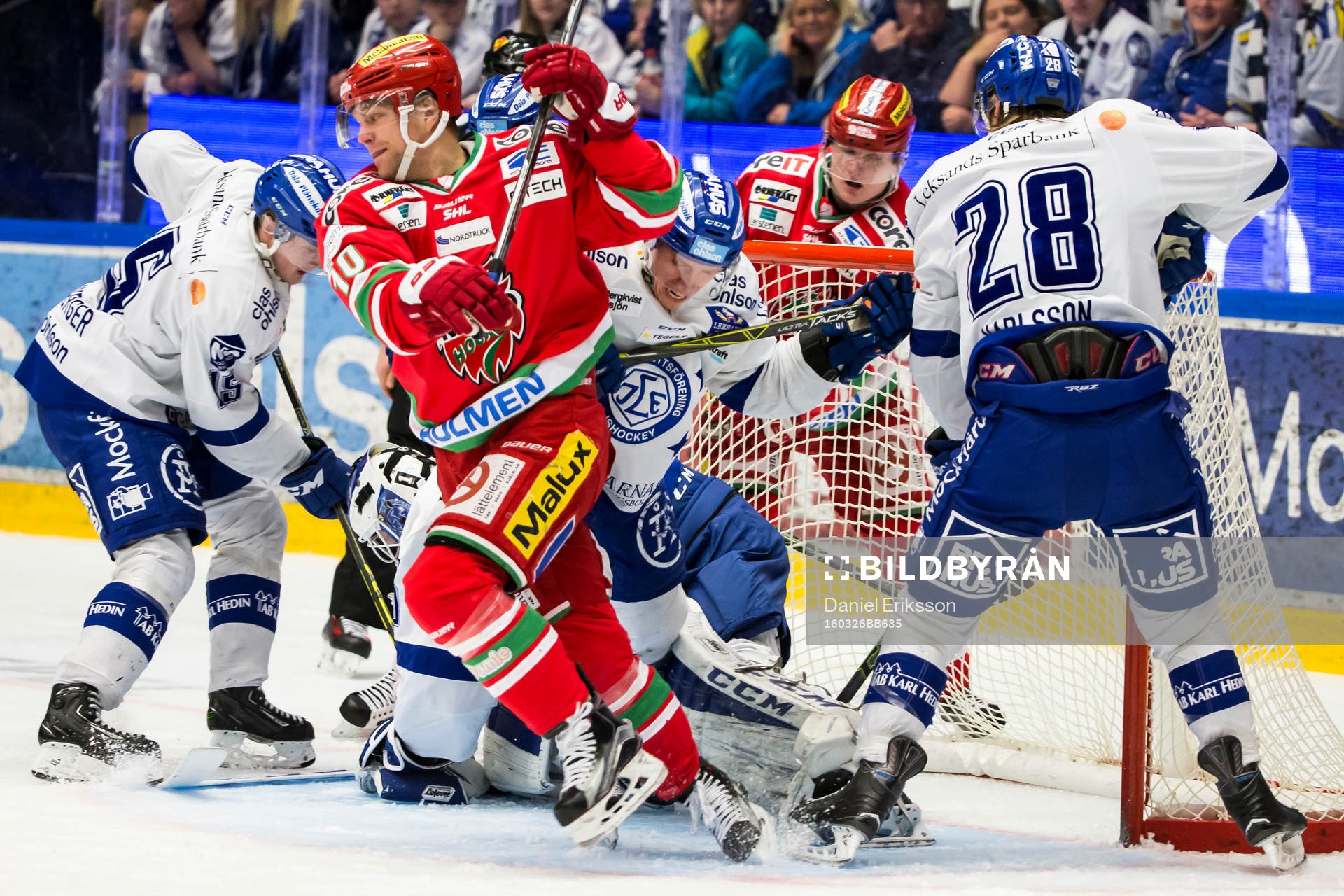 Leksands Matias Lassen Johan Porsberger Anton Karlsson och