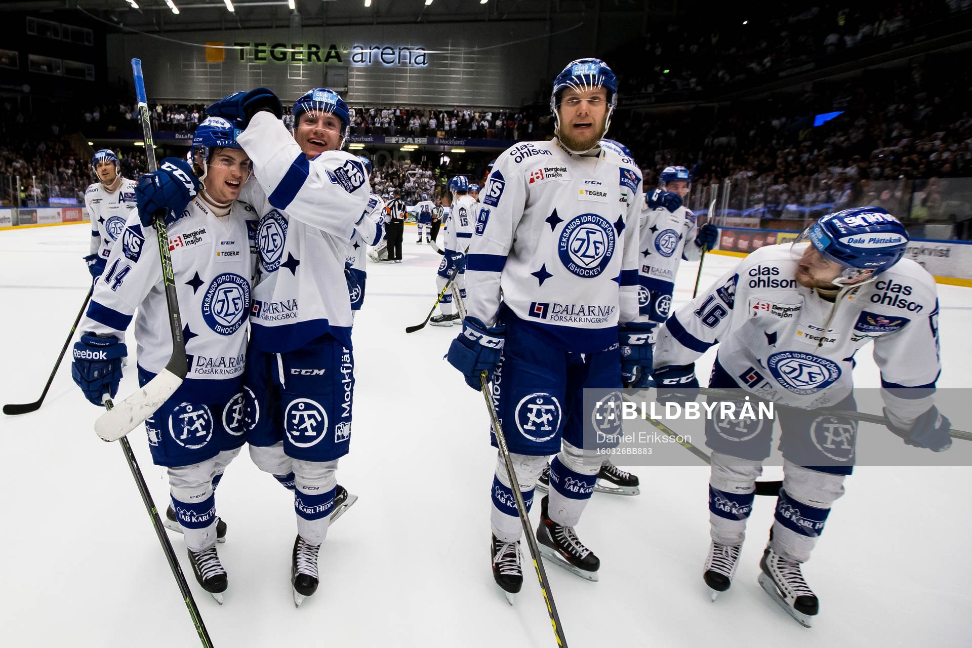 Leksands Oskar Lang Daniel Bertov Lukas Ericsson János