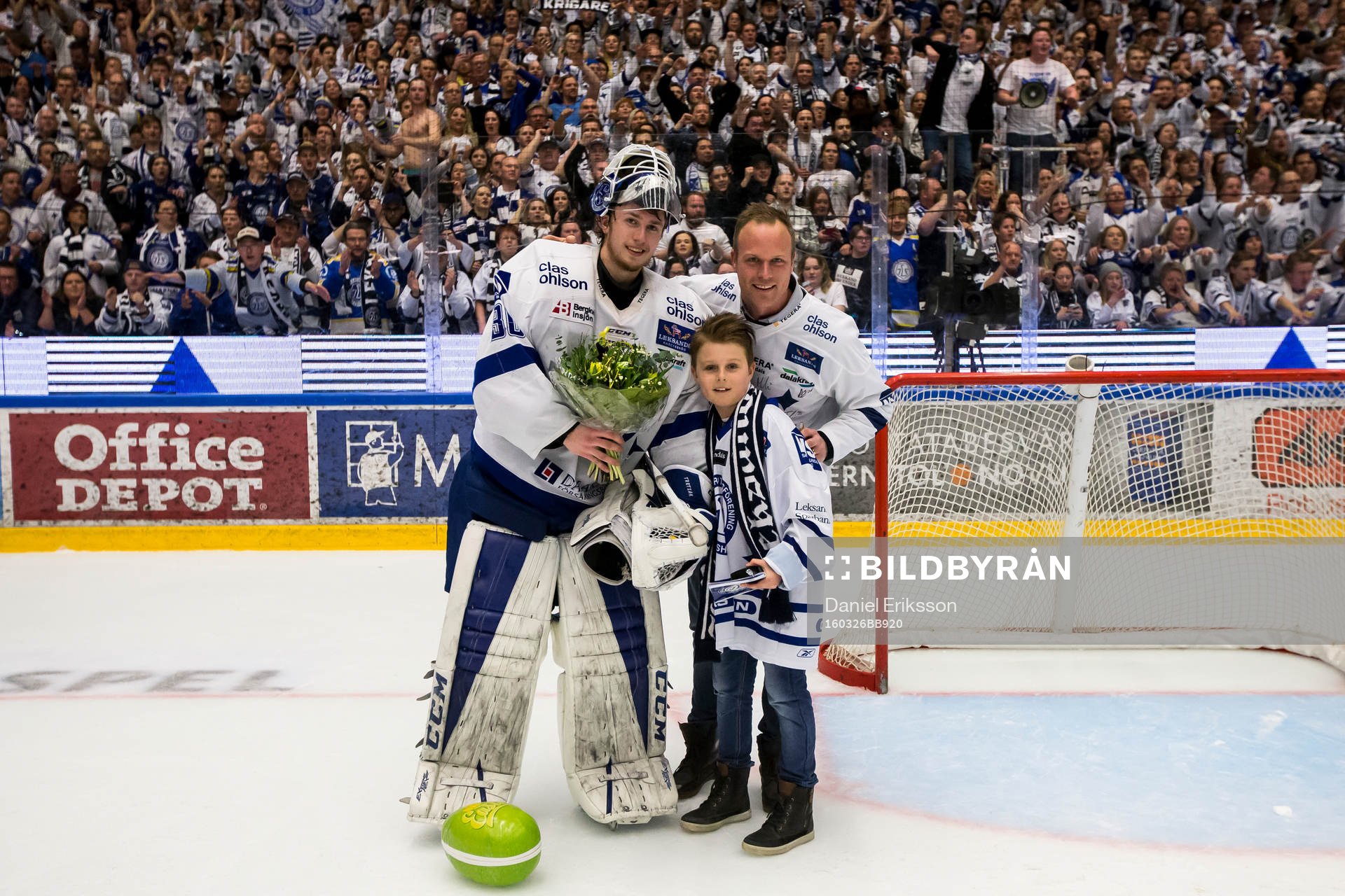 Leksands målvakt Henrik Haukeland utsedd till matchens