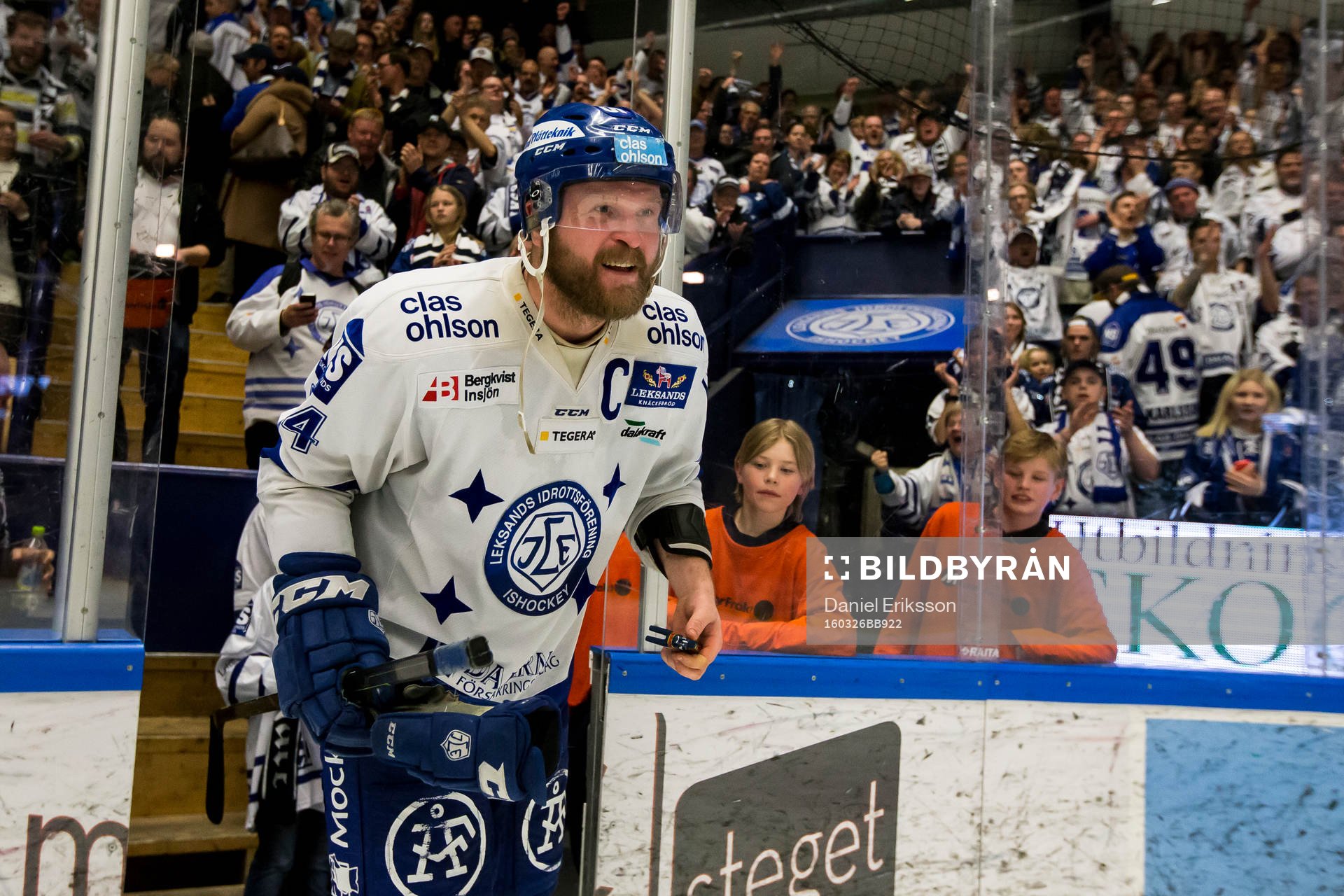 Leksands Jonas Frögren utsedd till matchens krigare i