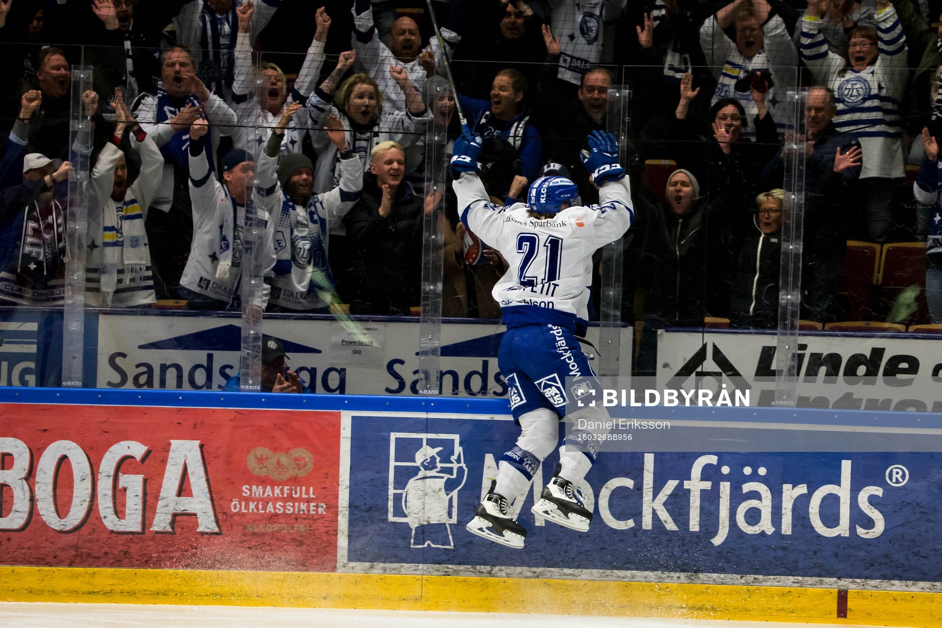 Leksands Brock Montpetit jublar