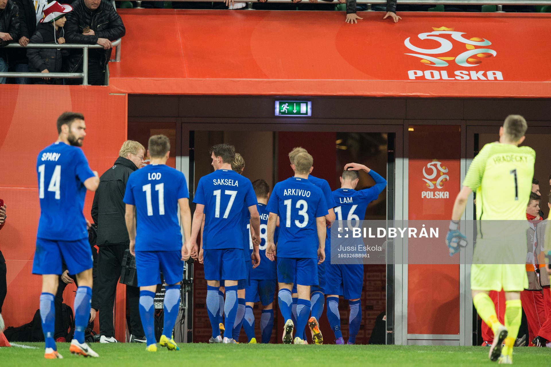 Finlands spelare deppar
