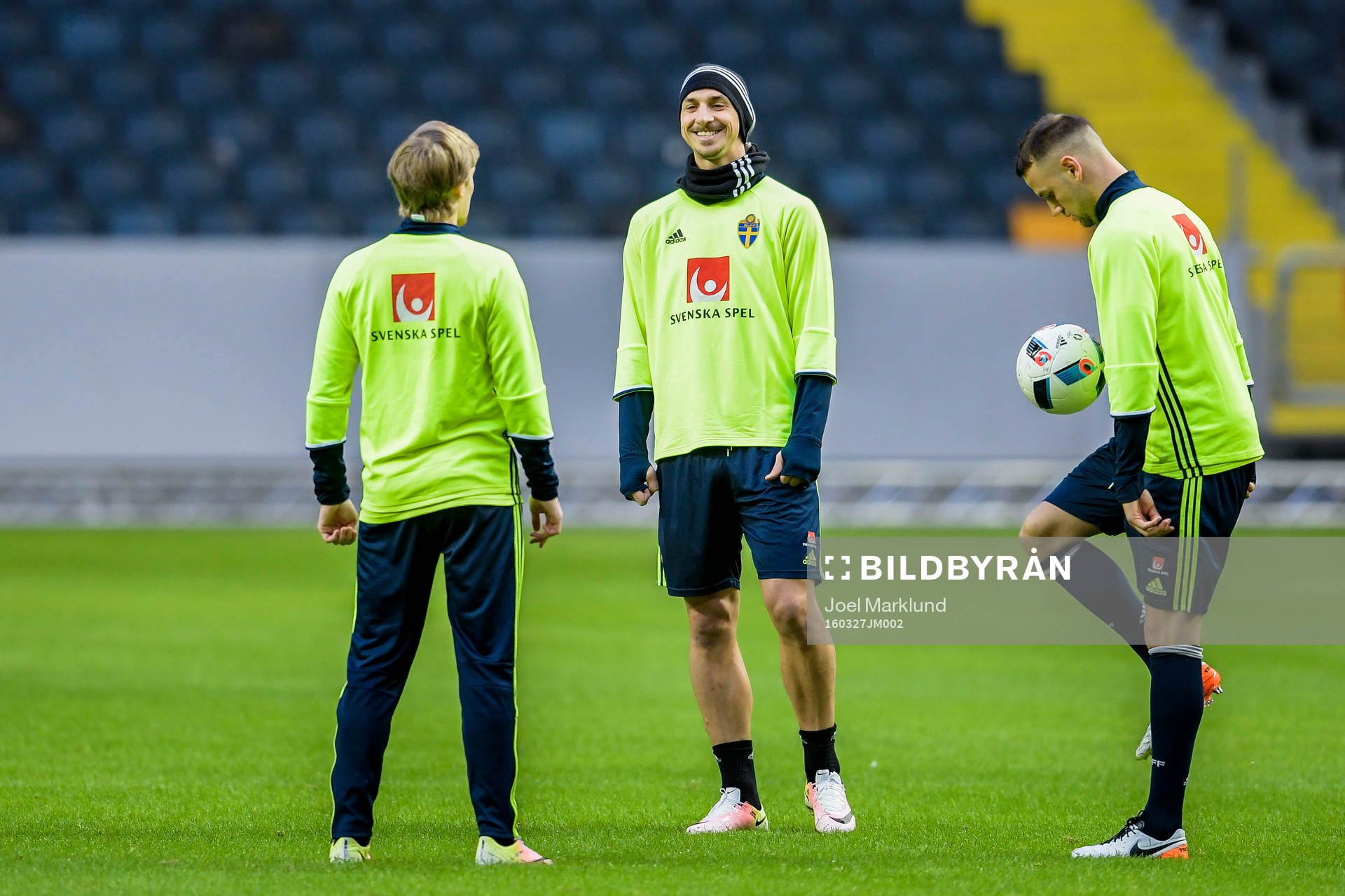 Emil Forsberg, Zlatan Ibrahimovic och Alexander Milosevic