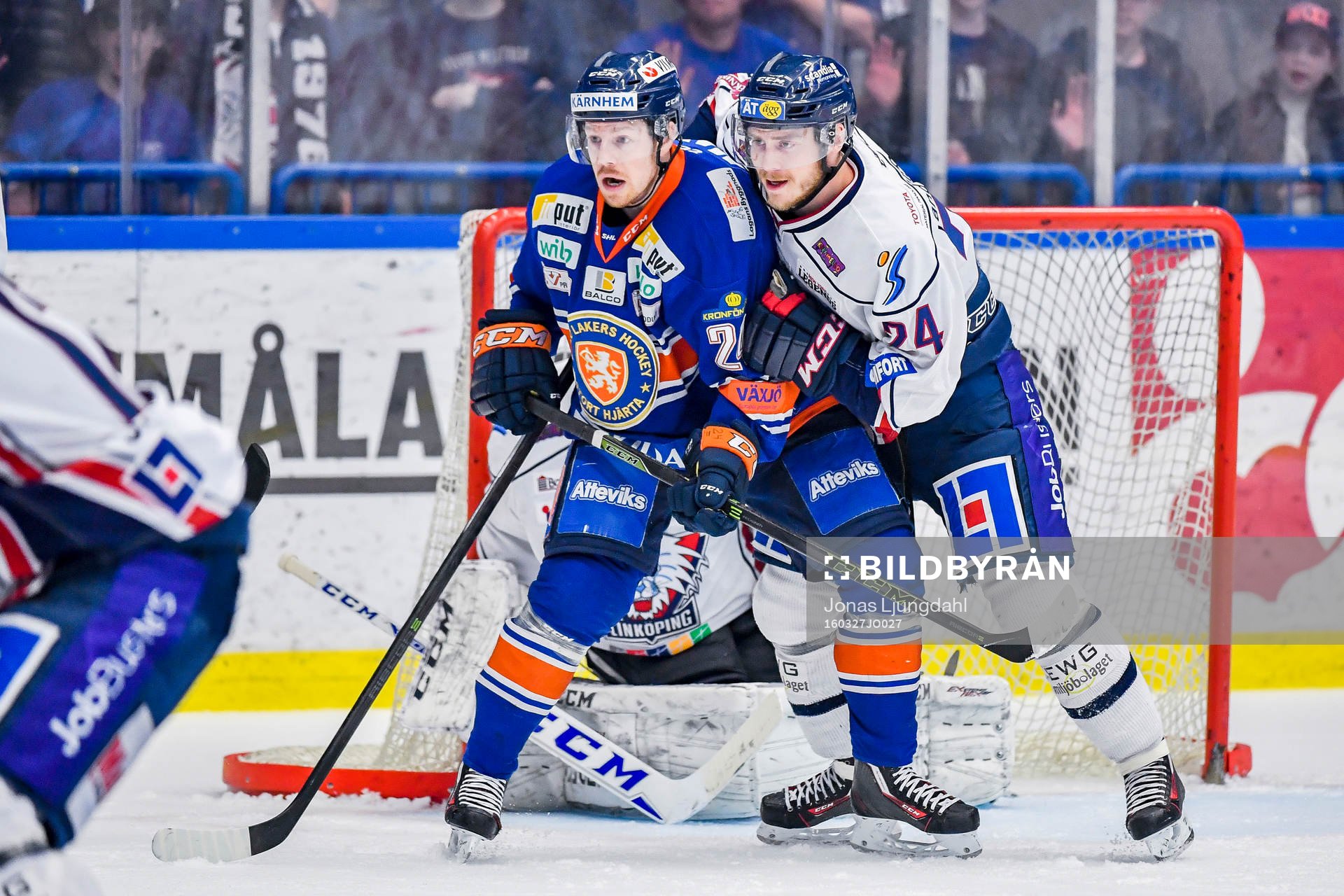 Växjös Joakim Hillding och Linköpings Fredric Andersson