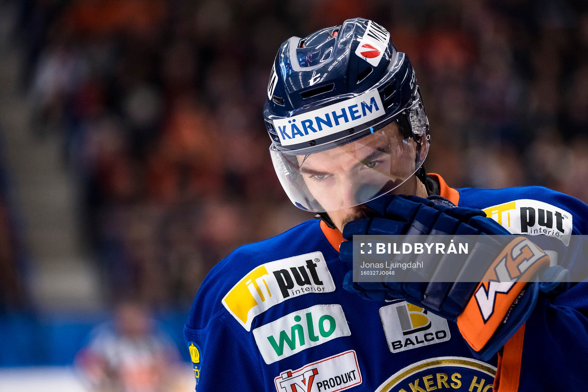 Växjös Eddie Larsson hänger med huvudet