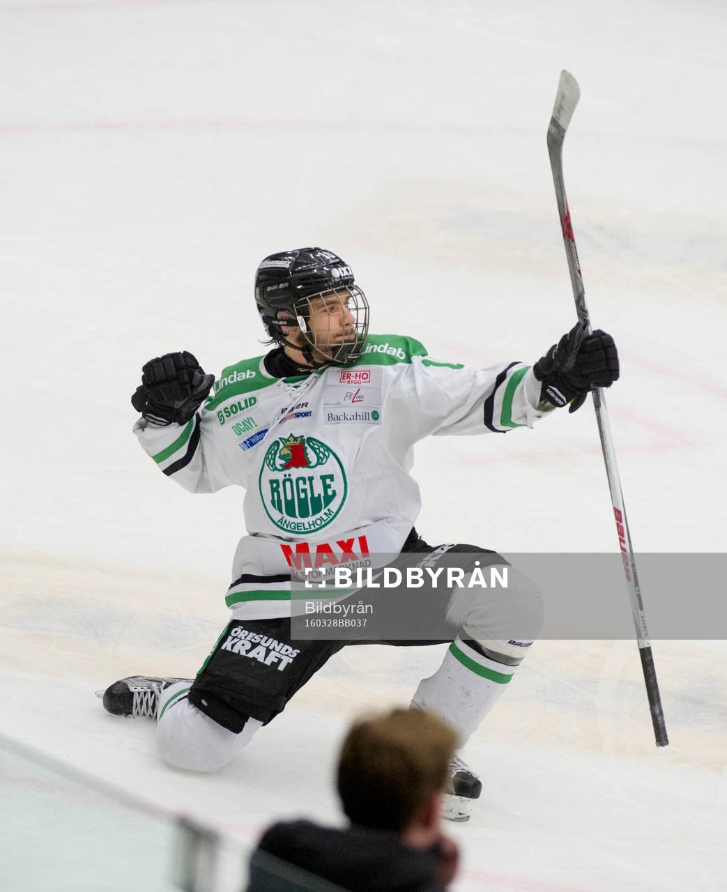 Rögles Timothy Liljegren jublar