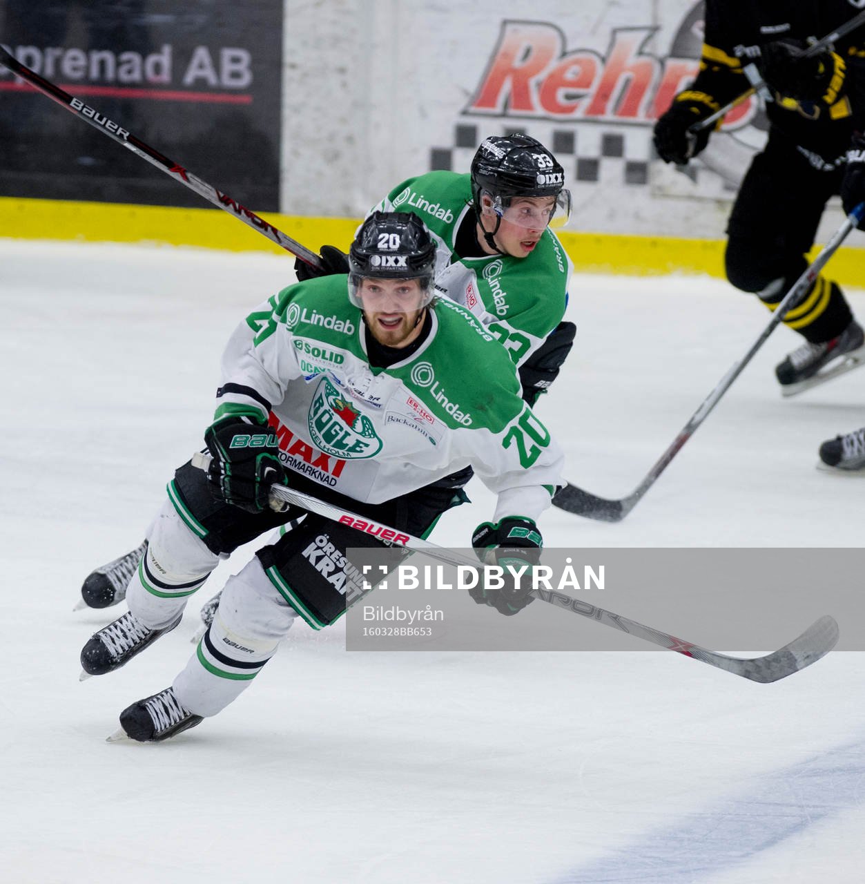 Rögles Simon Ryfors och Marcus Jörgensen