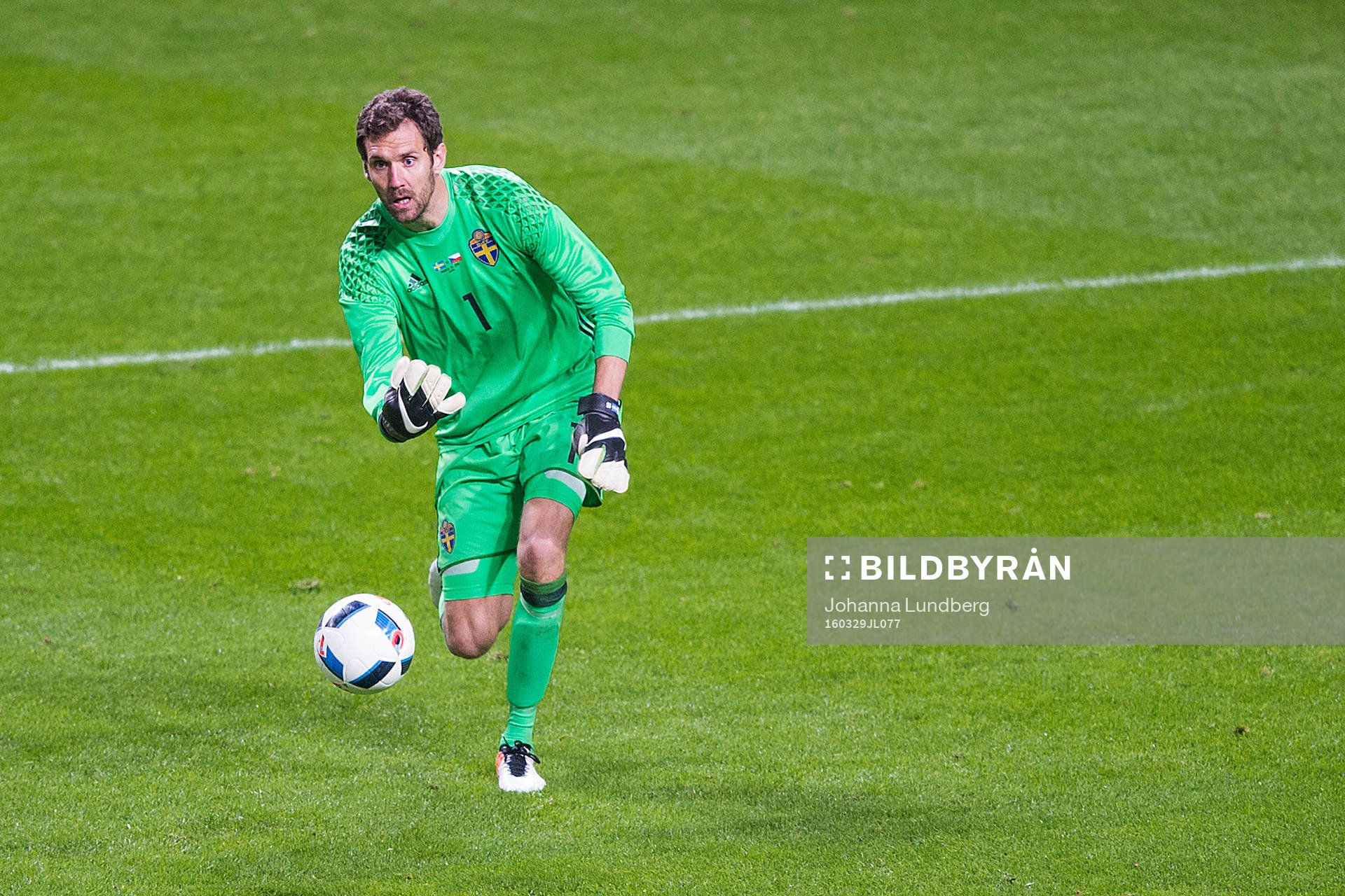 Sveriges målvakt Andreas Isaksson