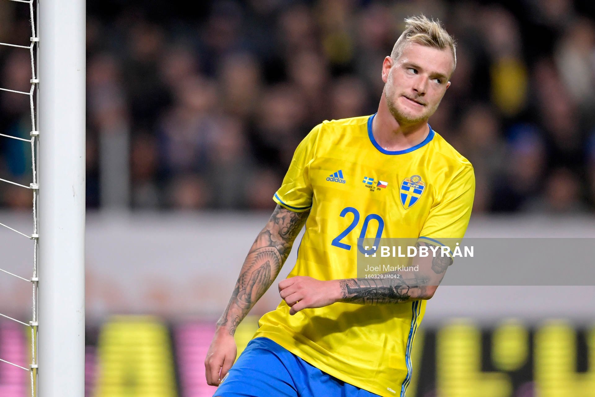 Sveriges John Guidetti deppar