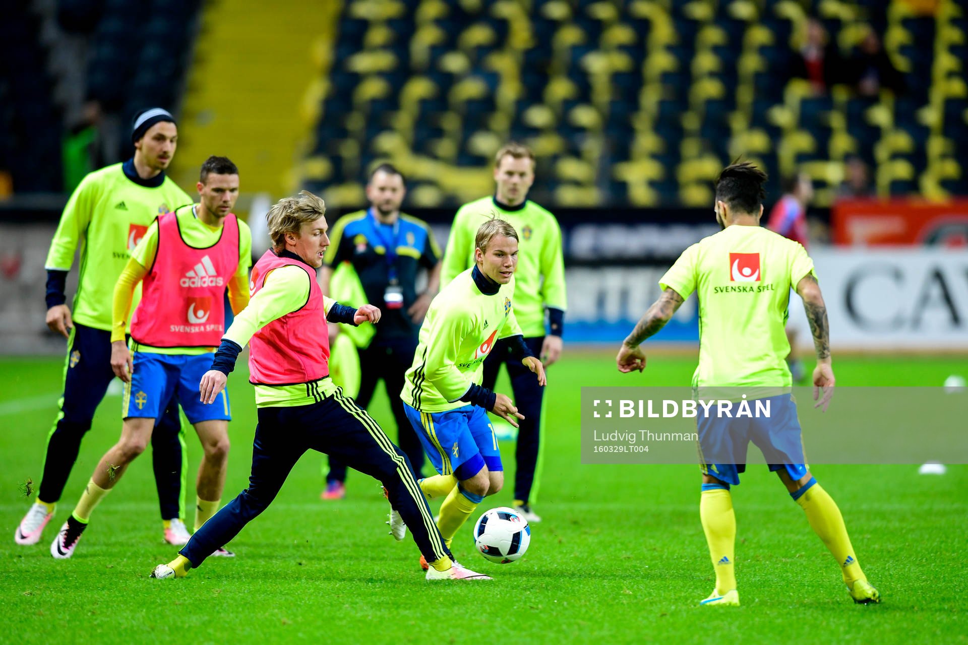Sveriges Emil Forsberg och Oscar Lewicki