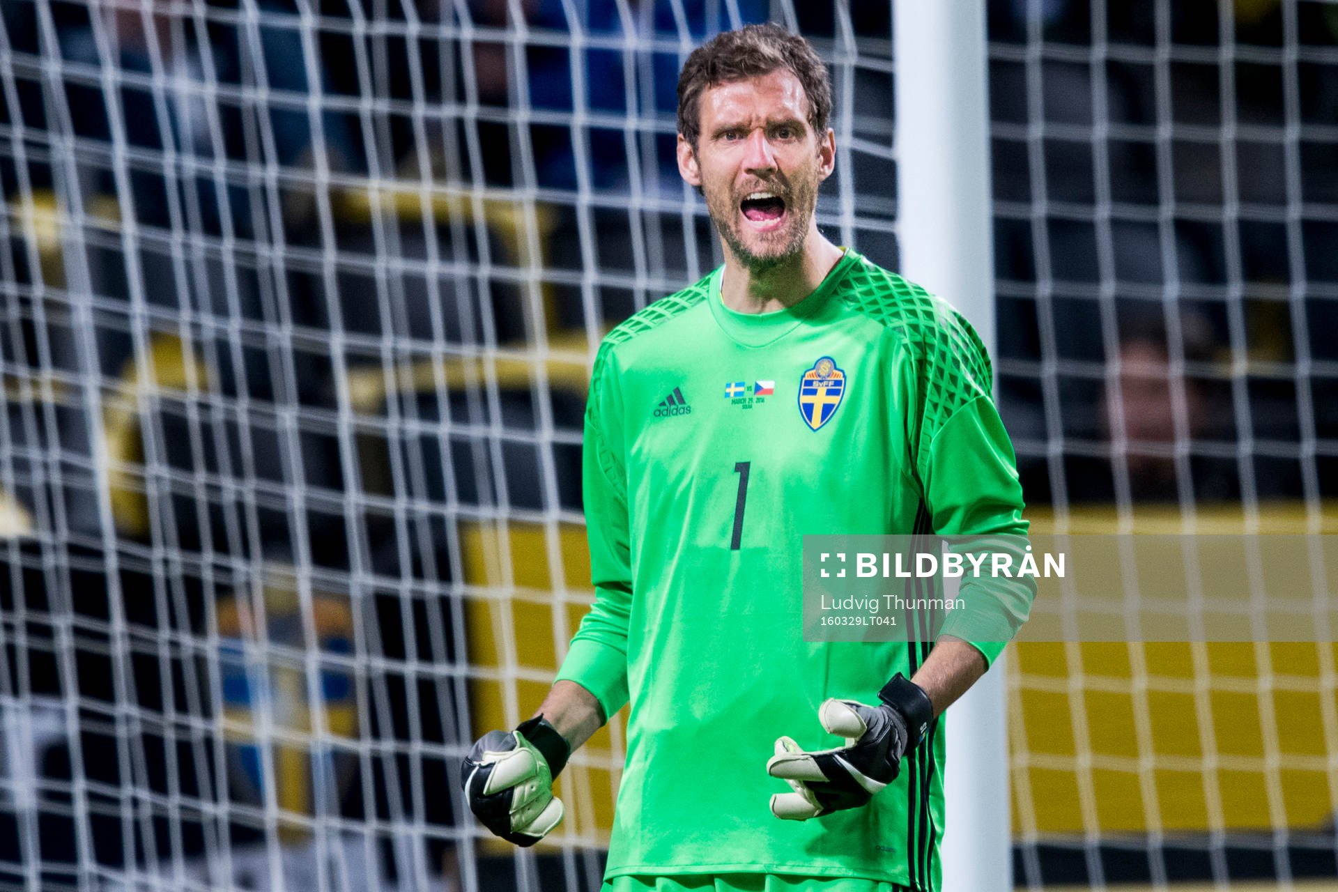 Sveriges målvakt Andreas Isaksson