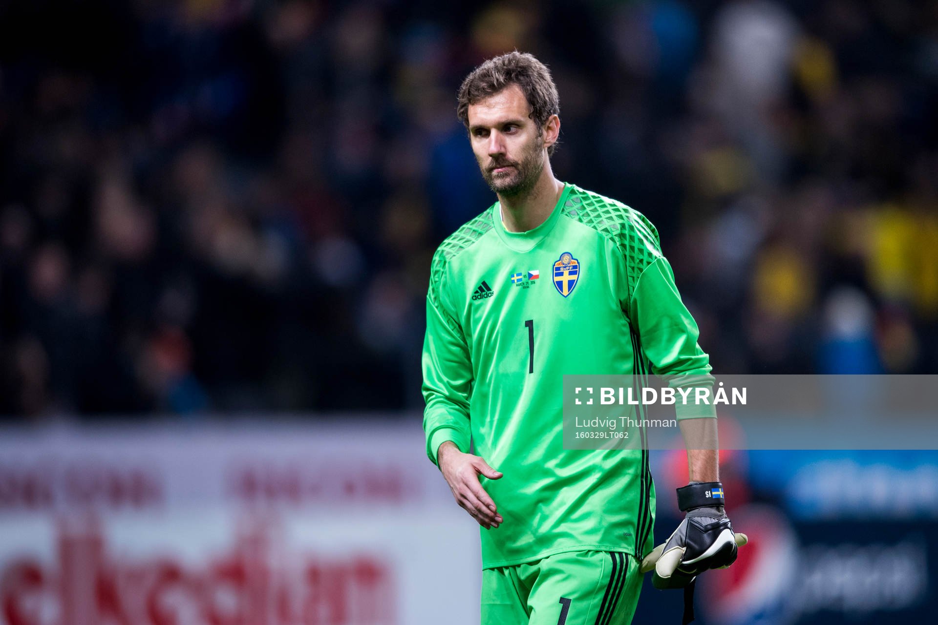 Sveriges målvakt Andreas Isaksson