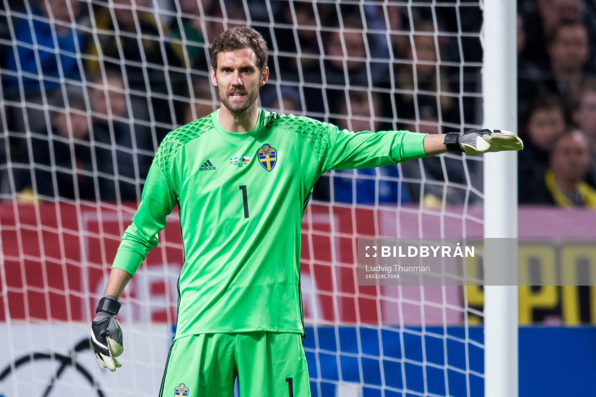 Sveriges målvakt Andreas Isaksson