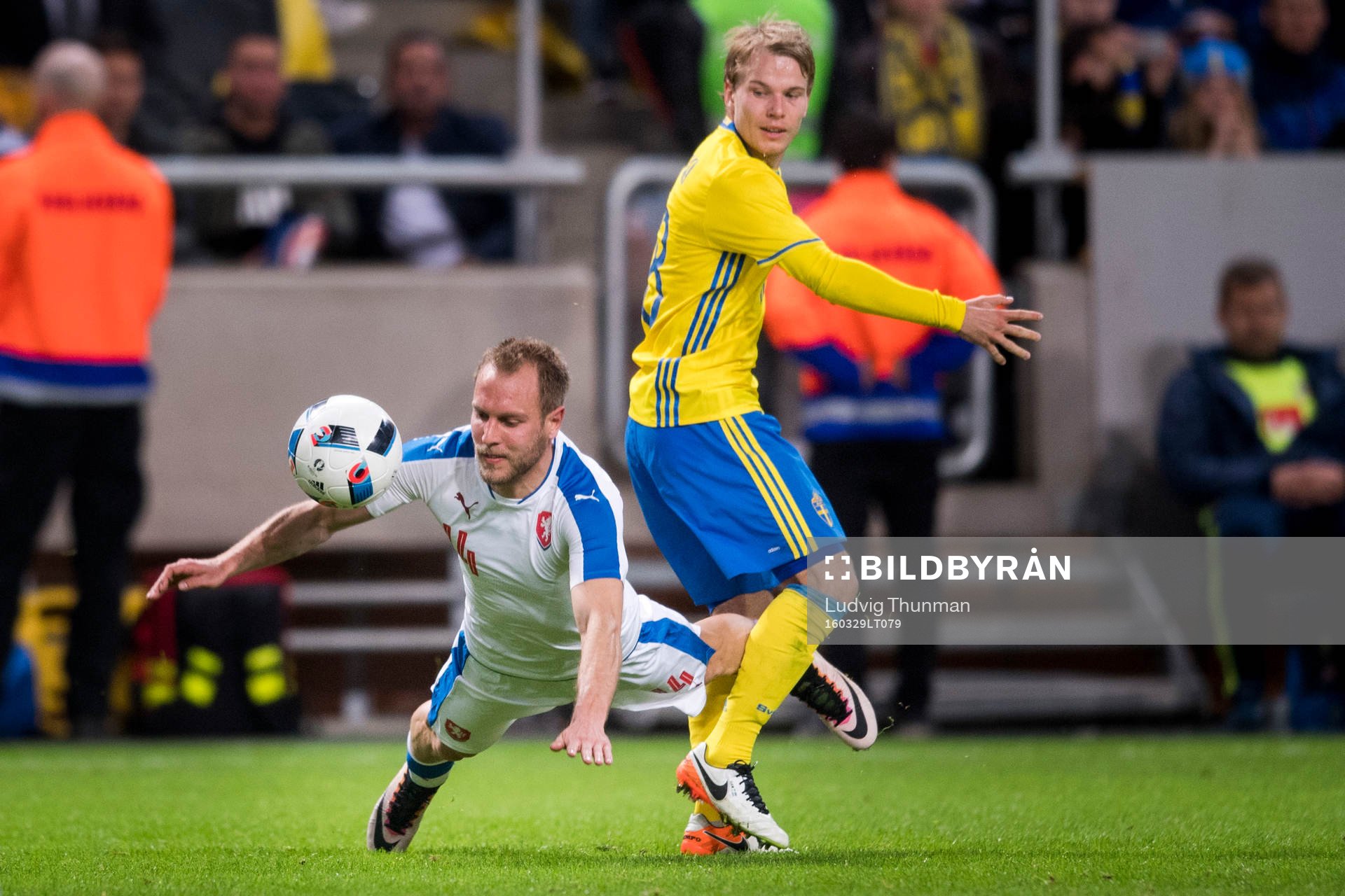 Sveriges Oscar Lewicki och Tjeckiens Daniel Kolar