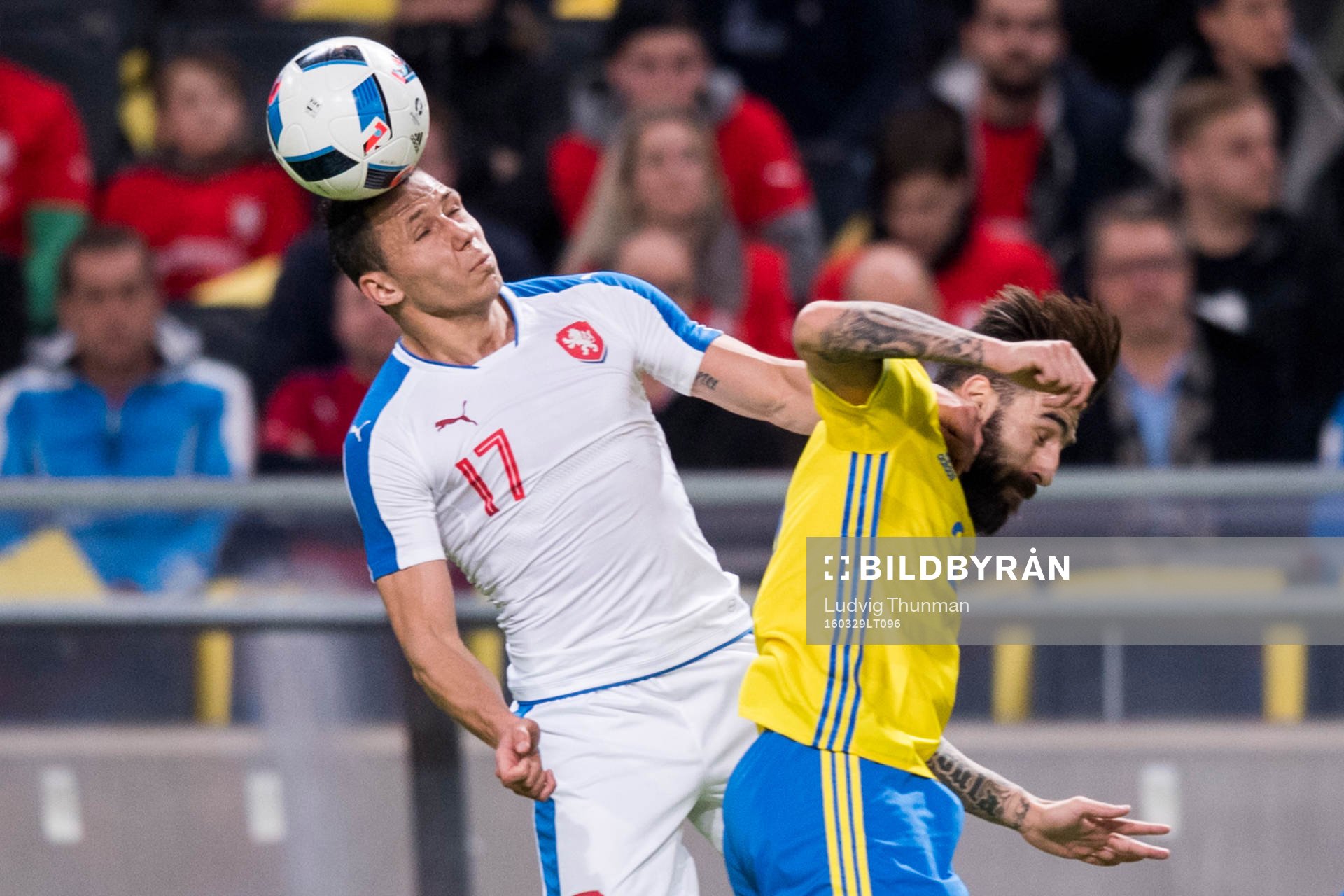 Tjeckiens Marek Suchy och Sveriges Jimmy Durmaz