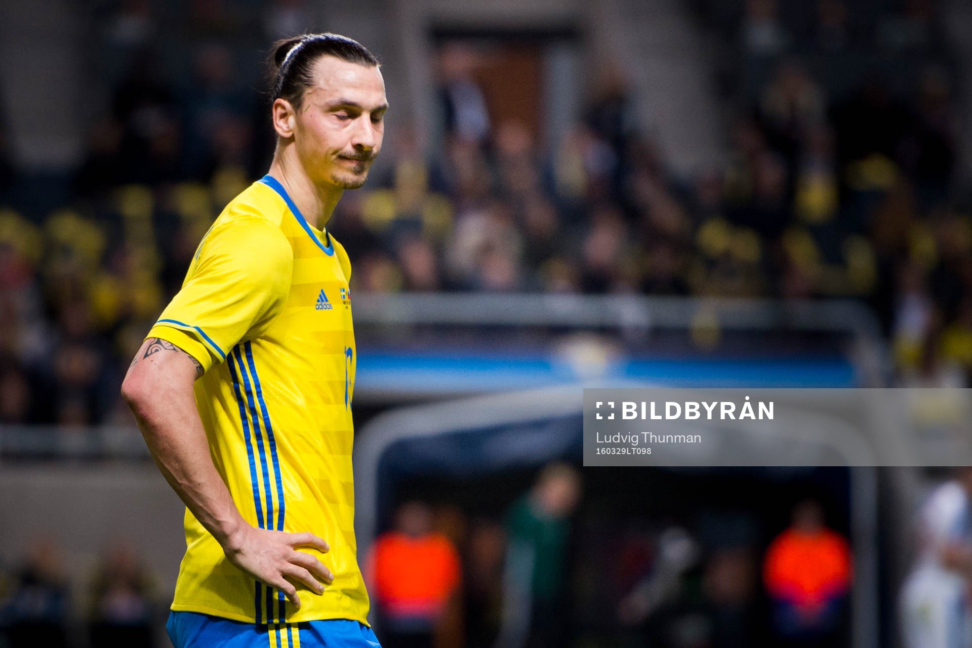 Sveriges Zlatan Ibrahimovic deppar