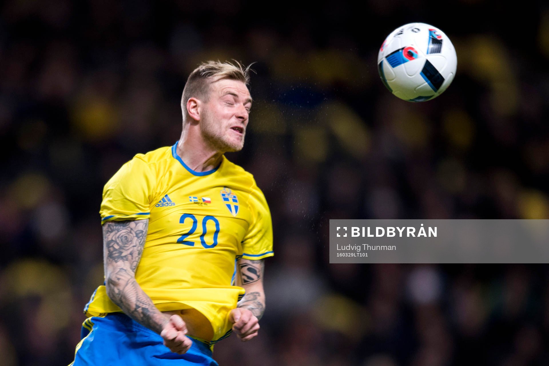 Sveriges John Guidetti nickar