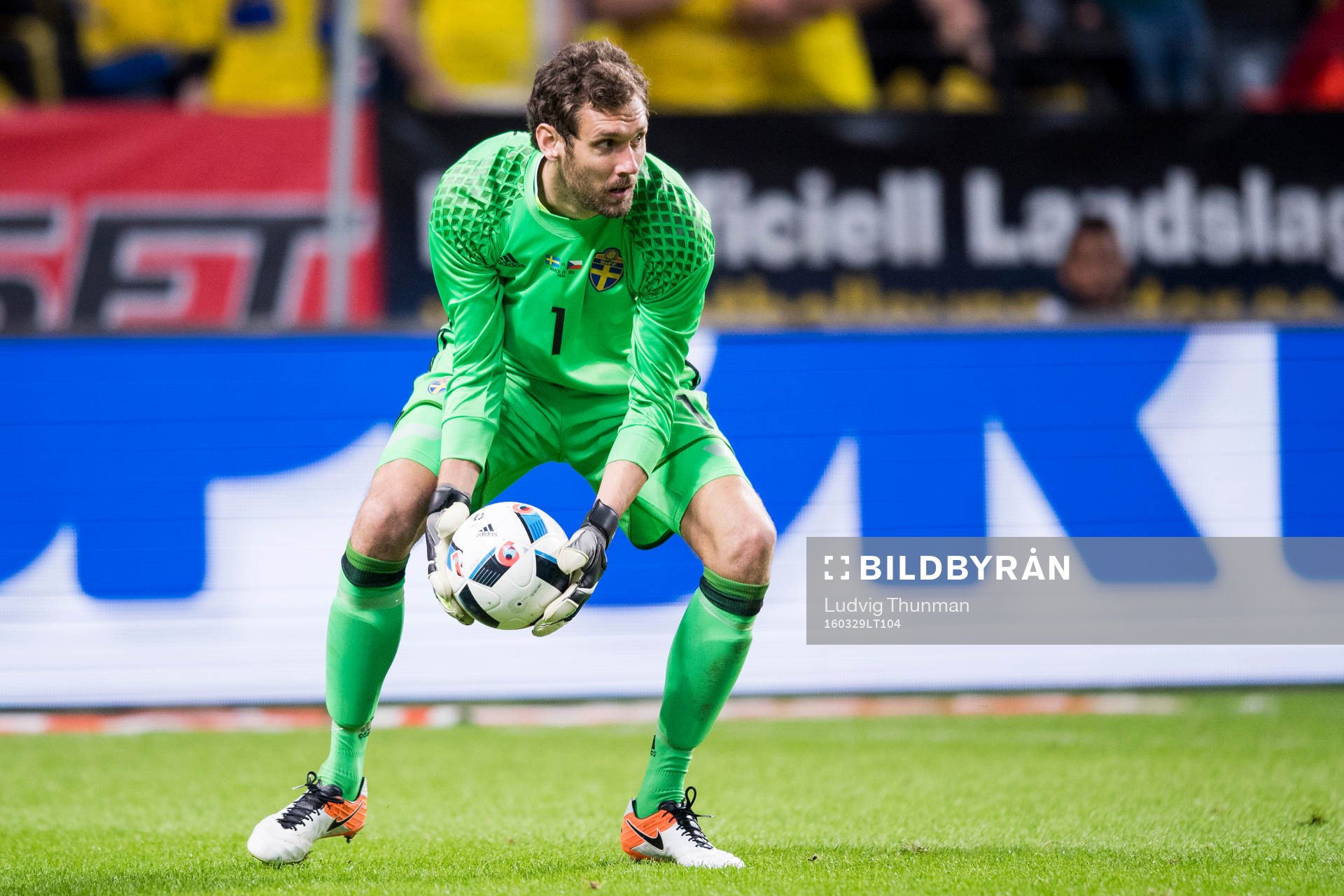 Sveriges målvakt Andreas Isaksson