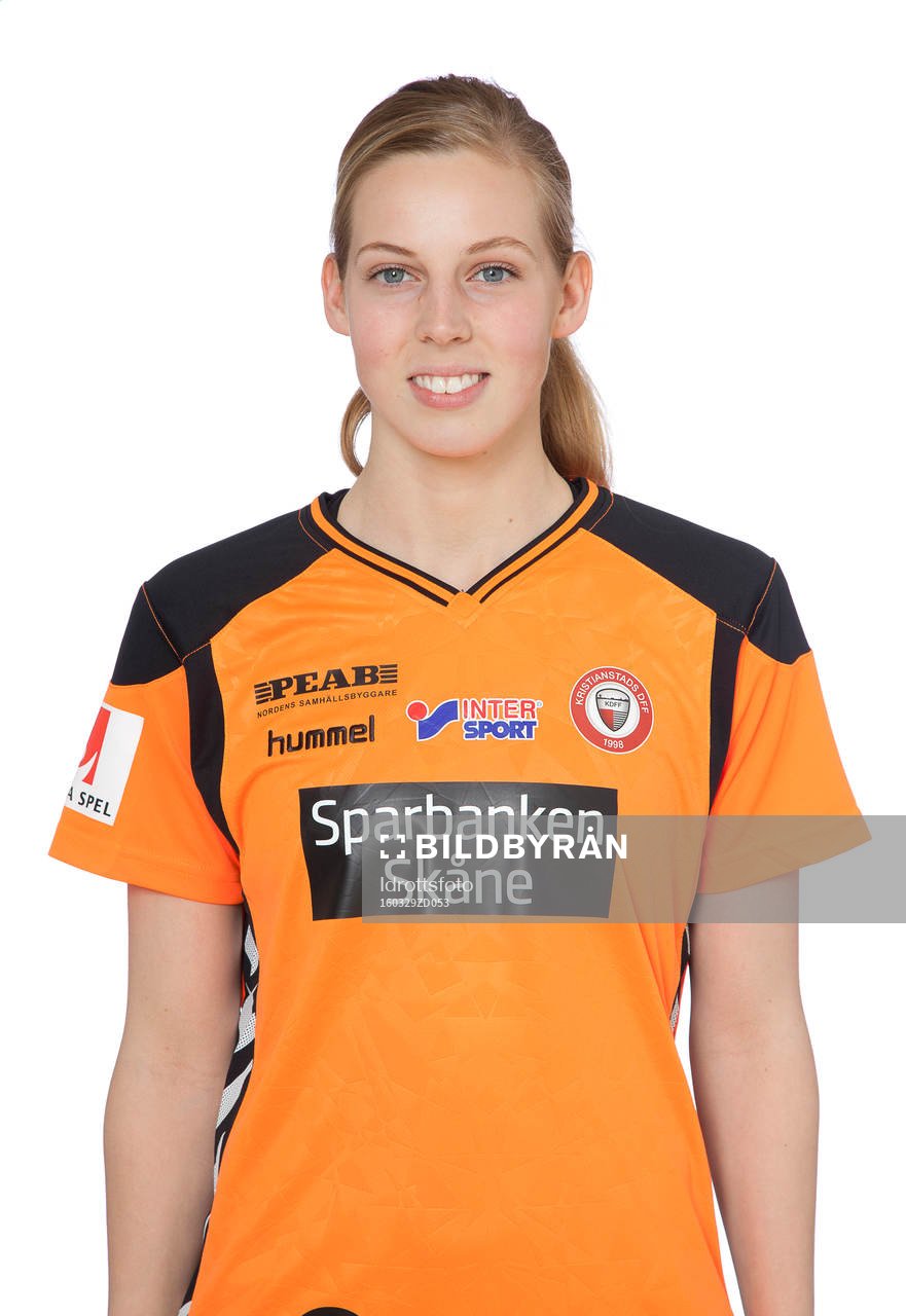 Amanda Edgren poserar för ett porträtt den 29 mars 2016 i Kristianstad.